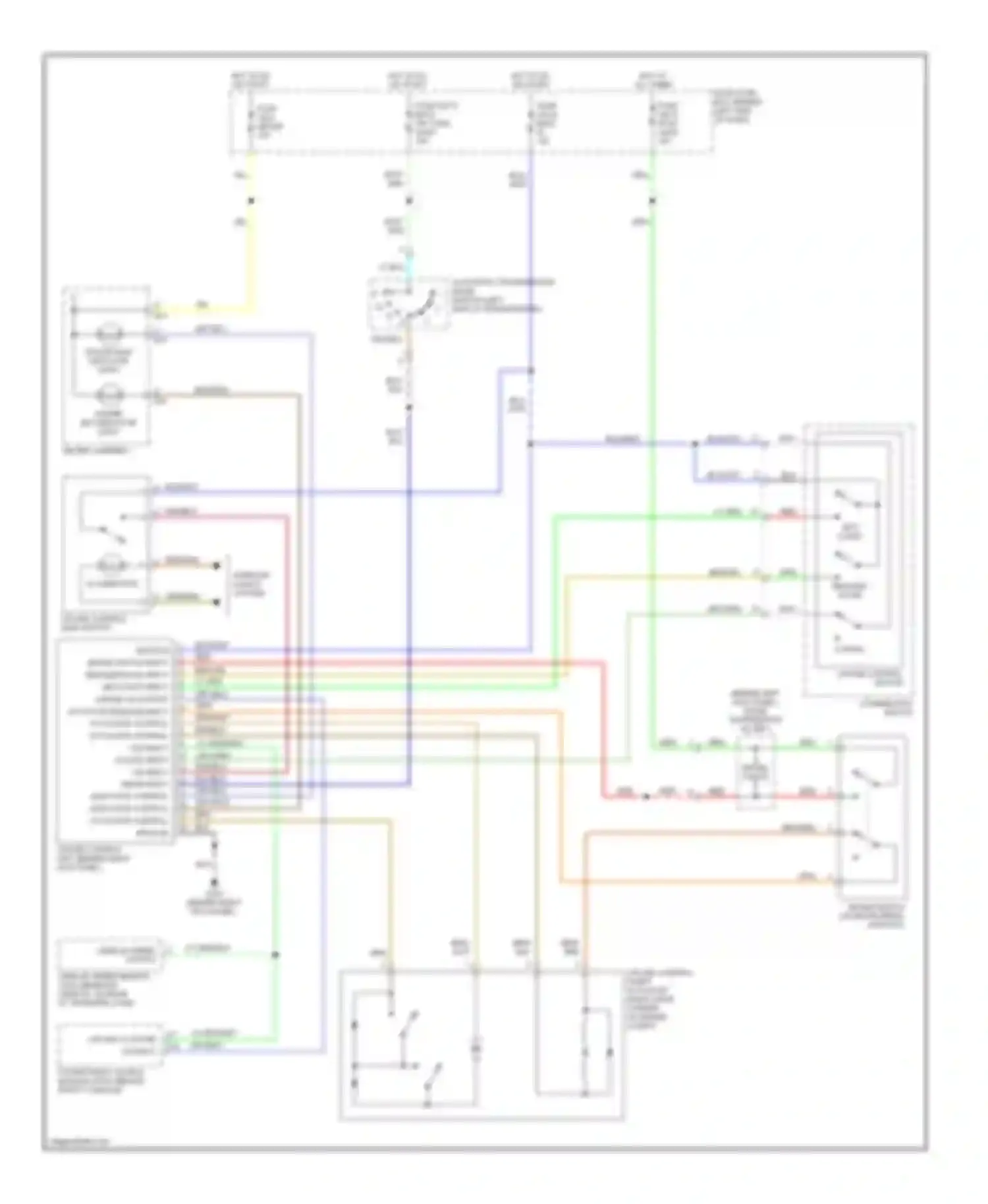 VehiCross Isuzu I (1997-2001): Cruise control circuit