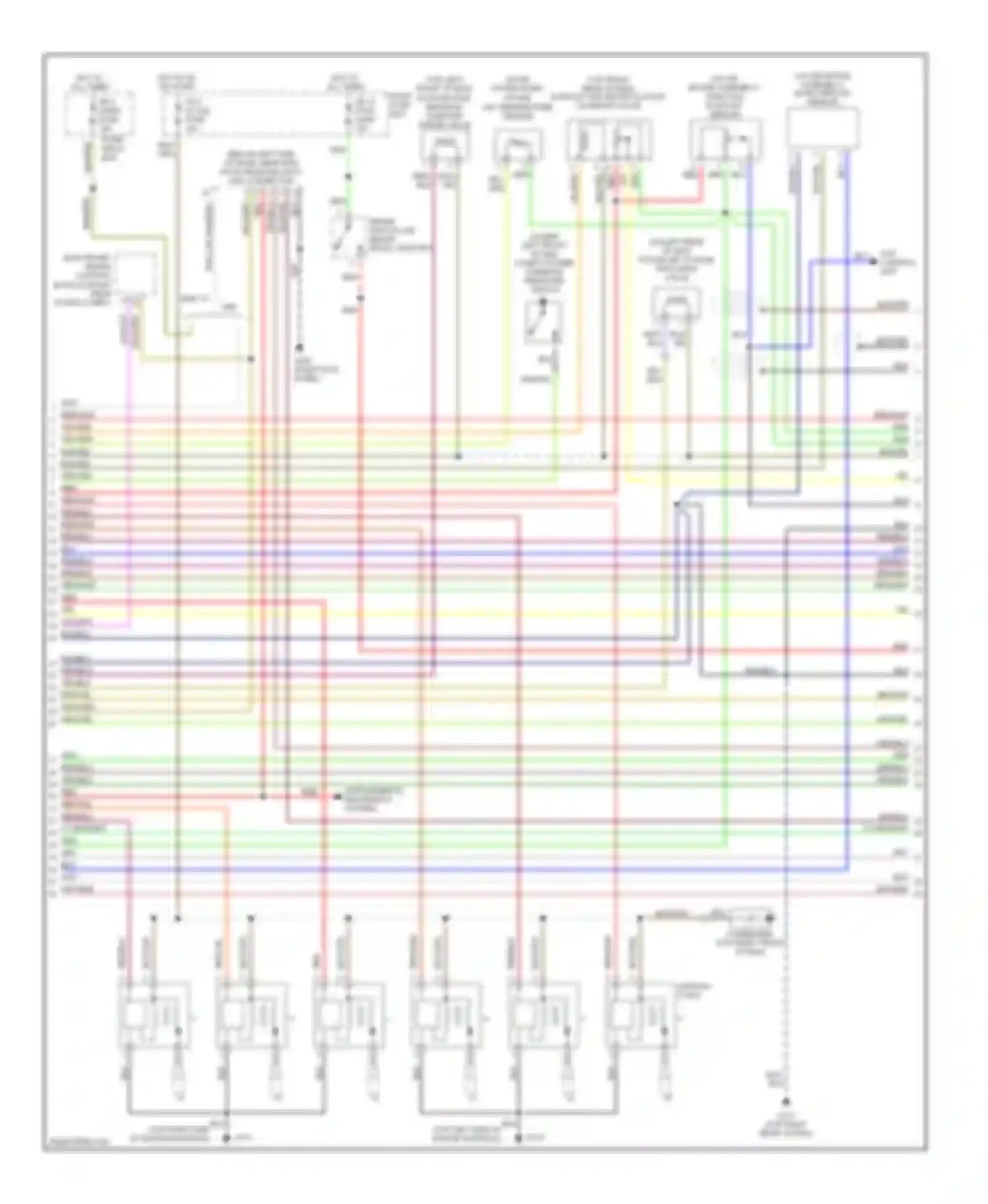 VehiCross Isuzu I (1997-2001): Wiring diagram engine performance 3.5ls (2 of 4)