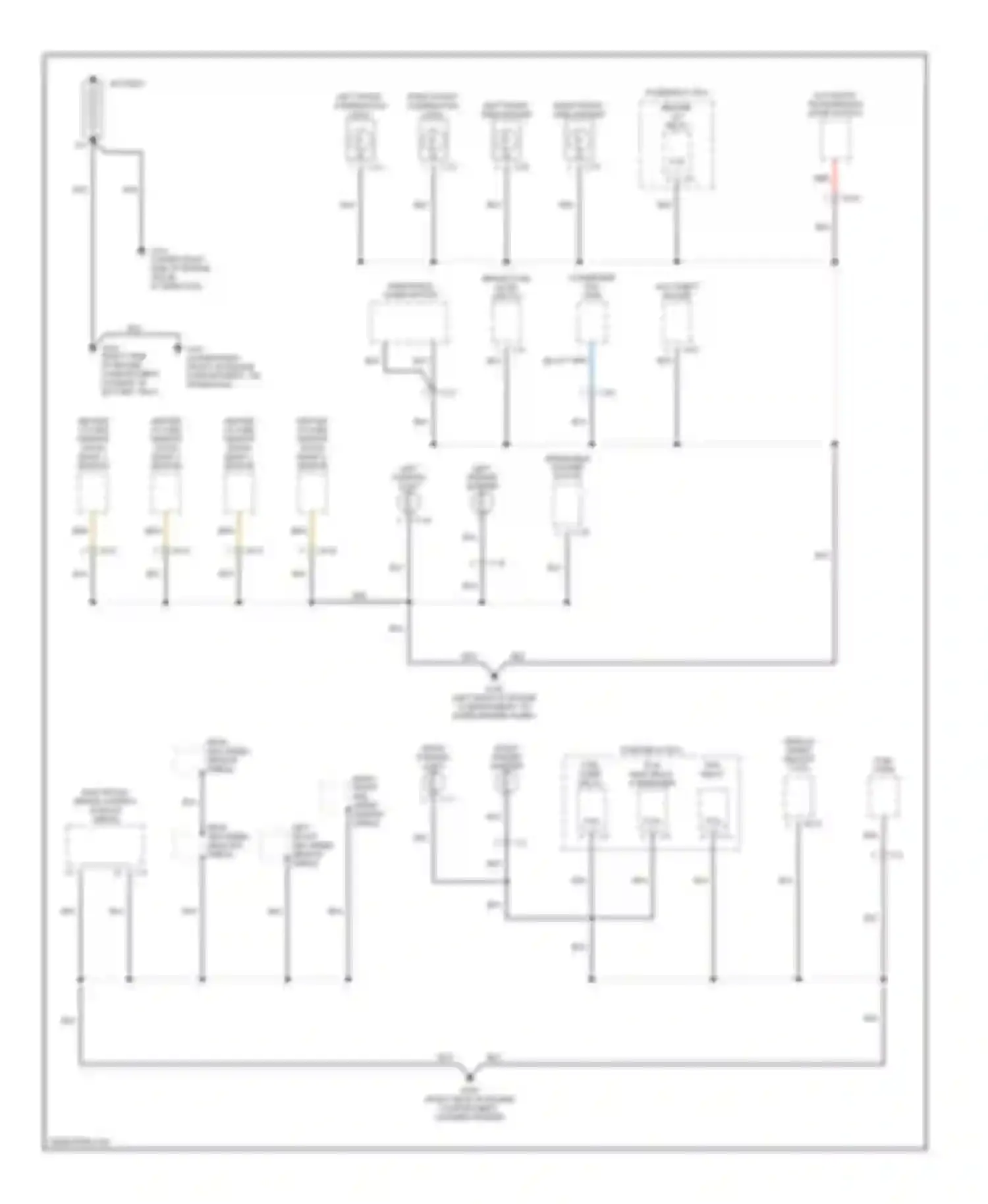 VehiCross Isuzu I (1997-2001): Ground distribution circuit (1 of 3)
