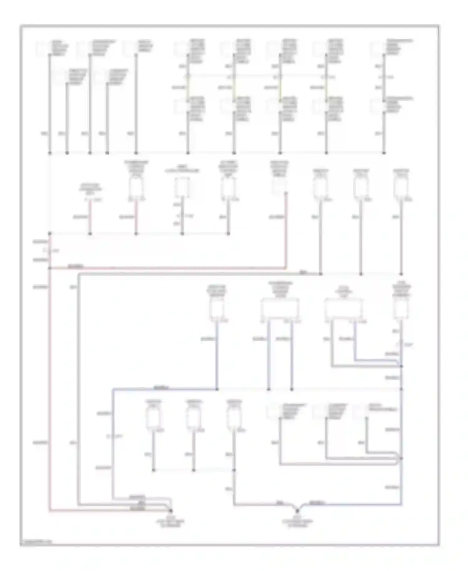VehiCross Isuzu I (1997-2001): Ground distribution circuit (2 of 3)