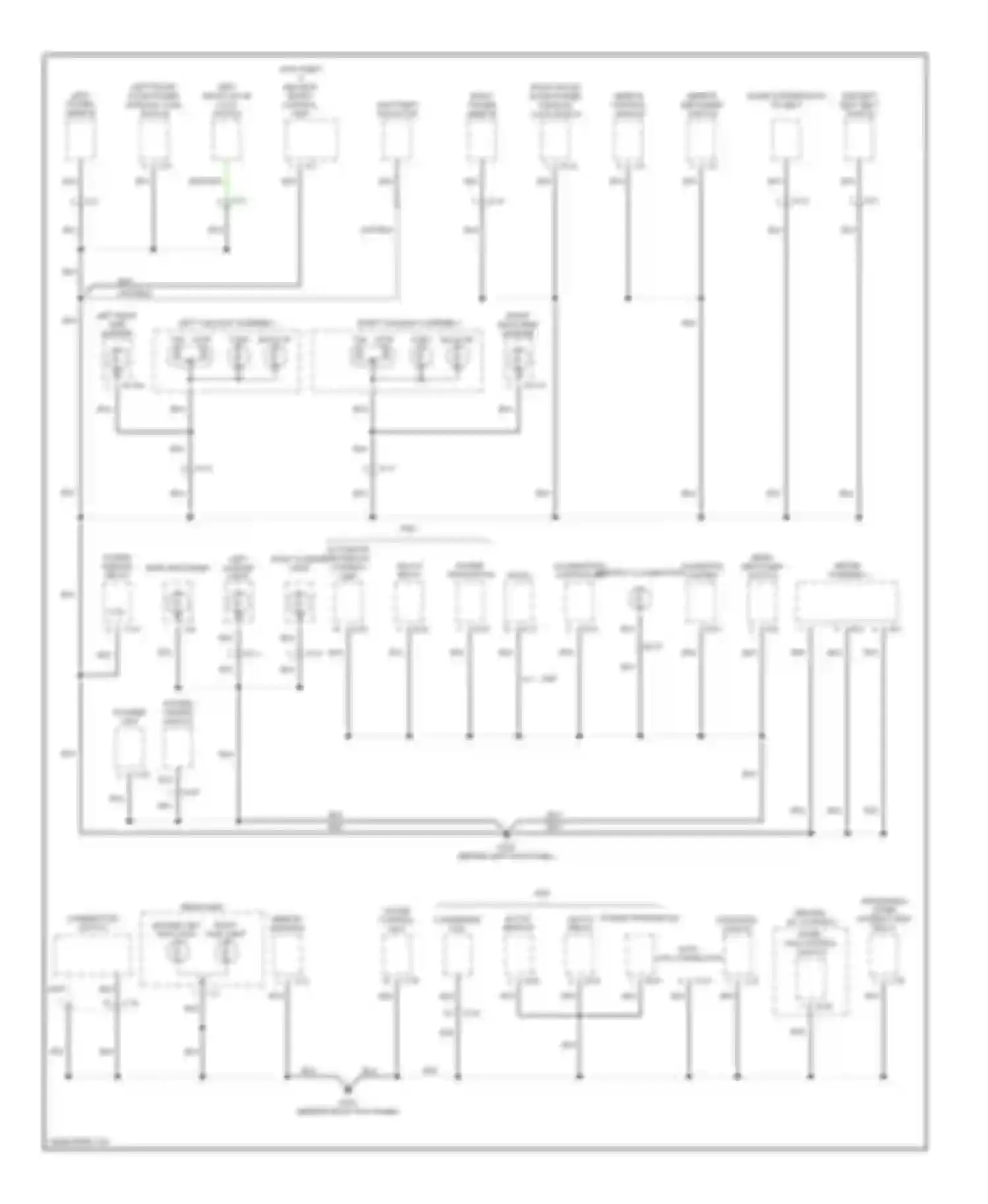 VehiCross Isuzu I (1997-2001): Ground distribution circuit (3 of 3)