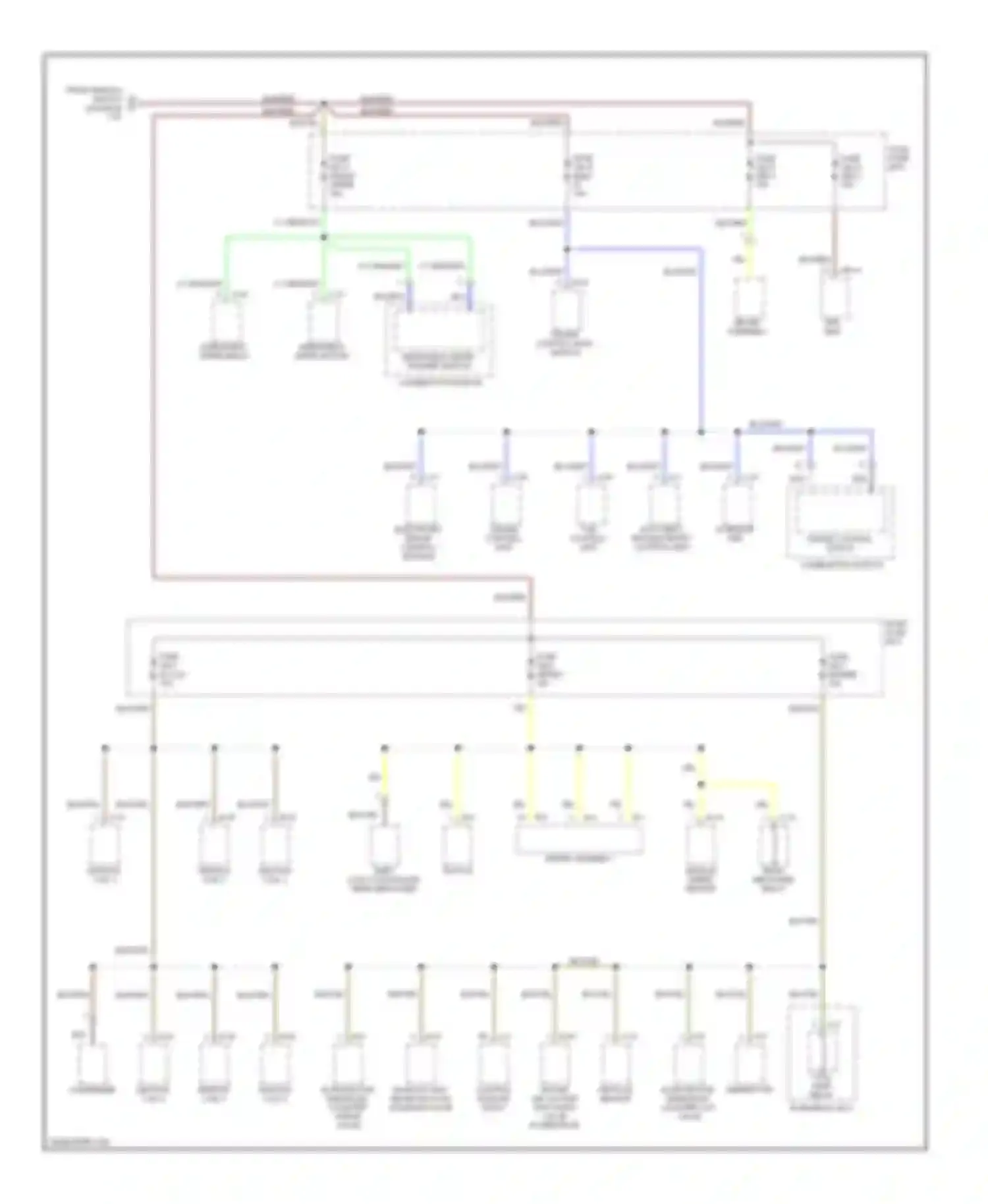 VehiCross Isuzu I (1997-2001): Power distribution circuit (3 of 3)