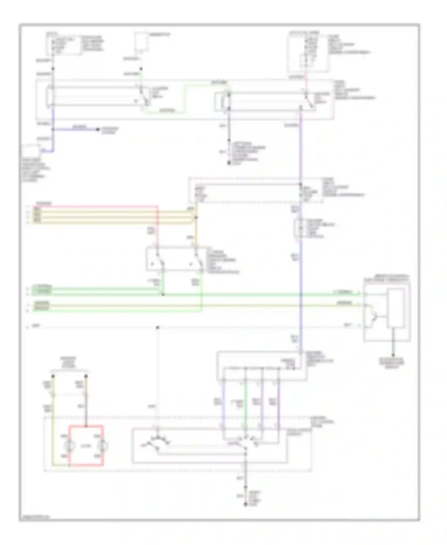 Wiring diagram blk for Isuzu VehiCross I (1997-2001) (7 of 39)