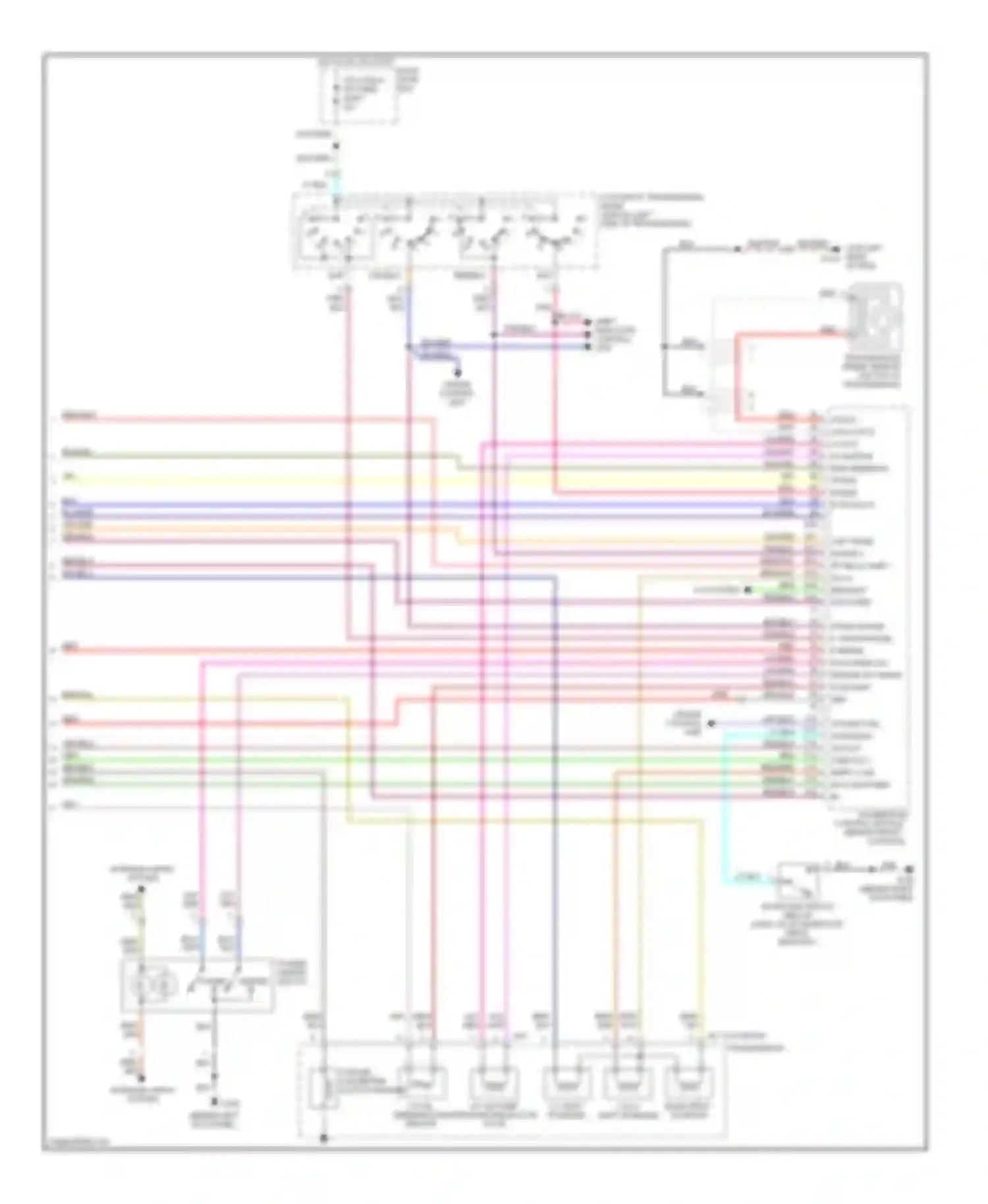 Wiring diagram cb-15 back up/ turn light for Isuzu VehiCross I (1997-2001) (1 of 1)