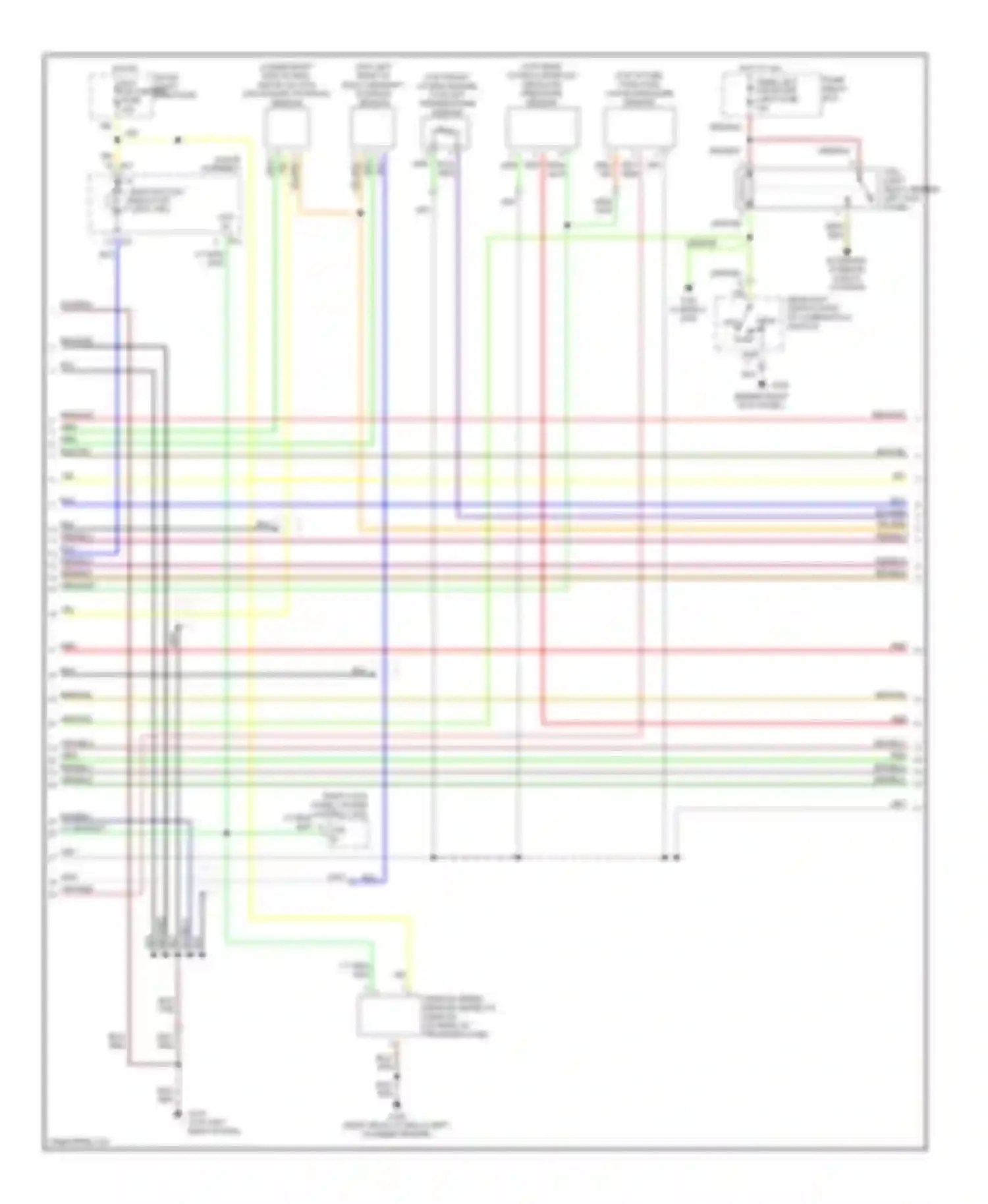 Wiring diagram fuse/ relay box for Isuzu VehiCross I (1997-2001) (9 of 9)
