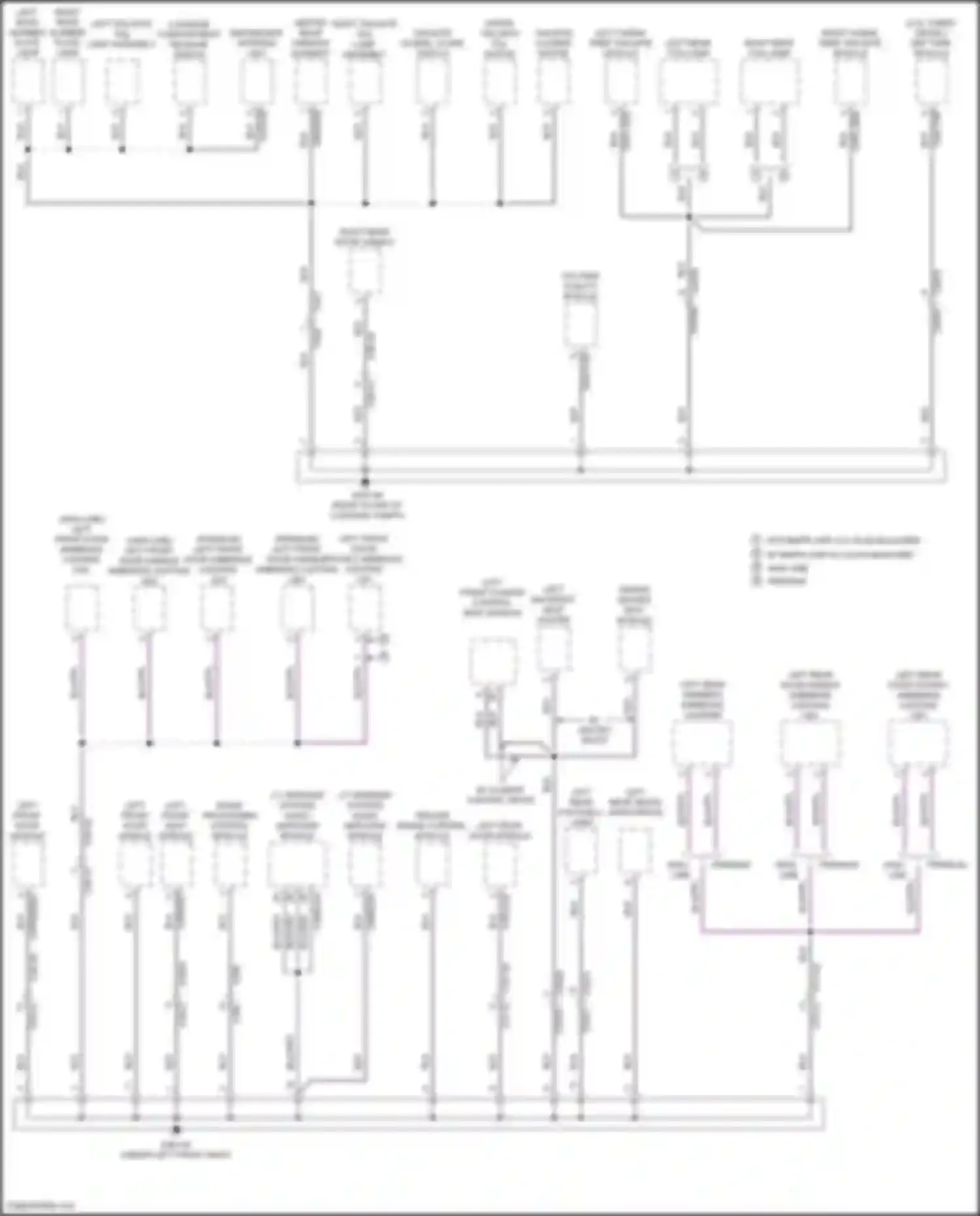 F-Pace Jaguar I (2016-2020): Ground distribution circuit (4 of 6)