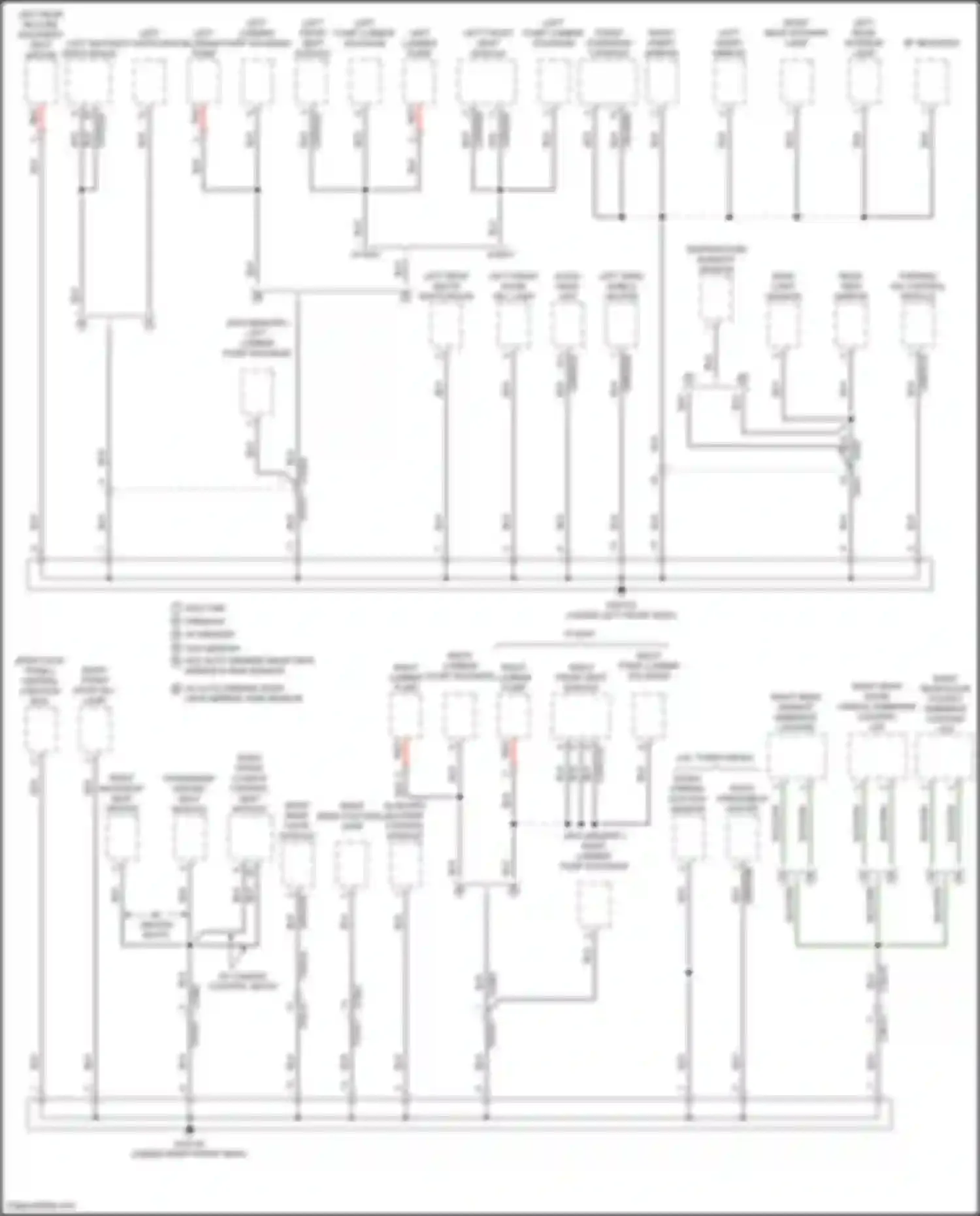 Wiring diagram front overhead console for Jaguar F-Pace I (2016-2020)