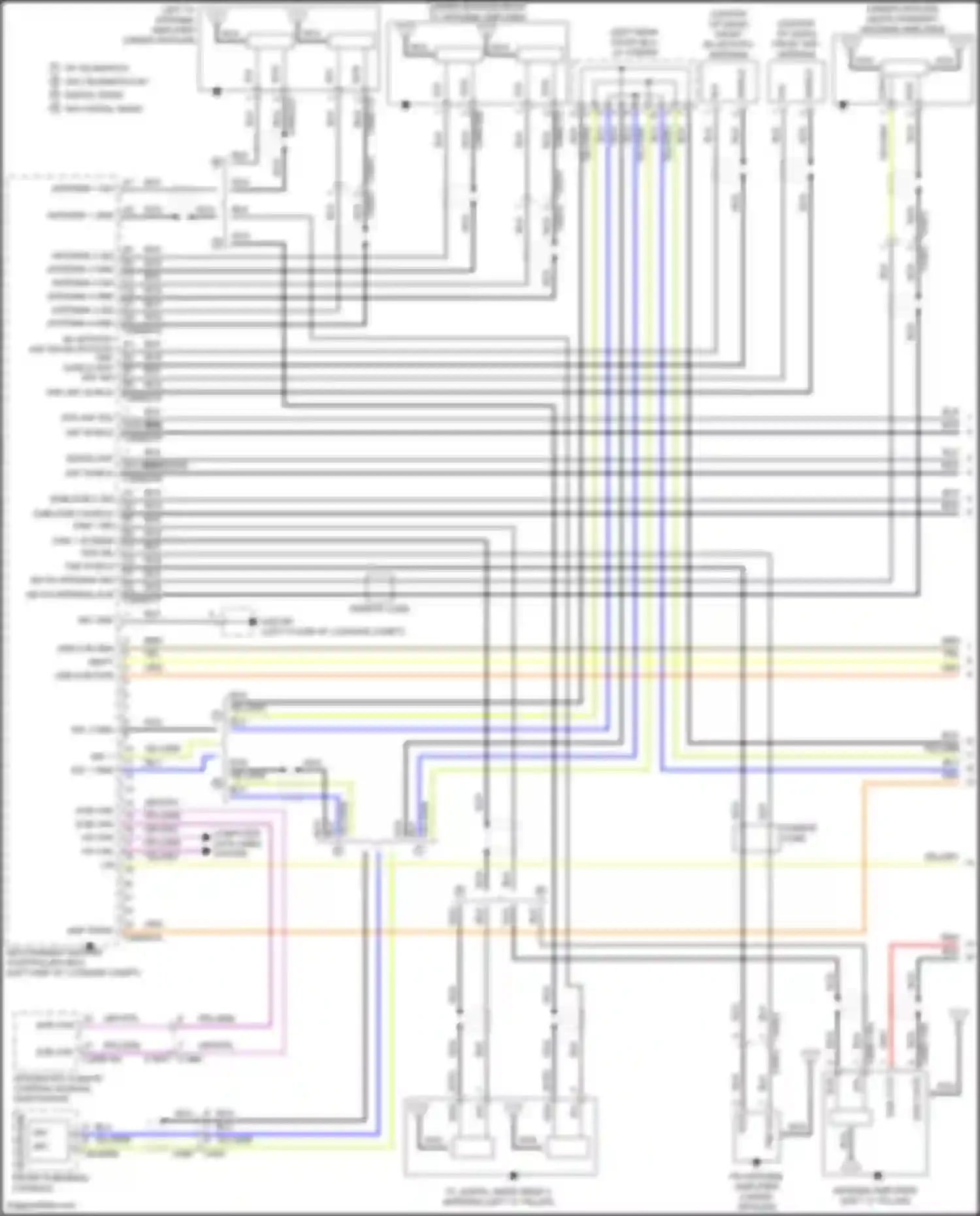 Wiring diagram antenna 1 sig for Jaguar F-Pace I (2016-2020) (1 of 2)