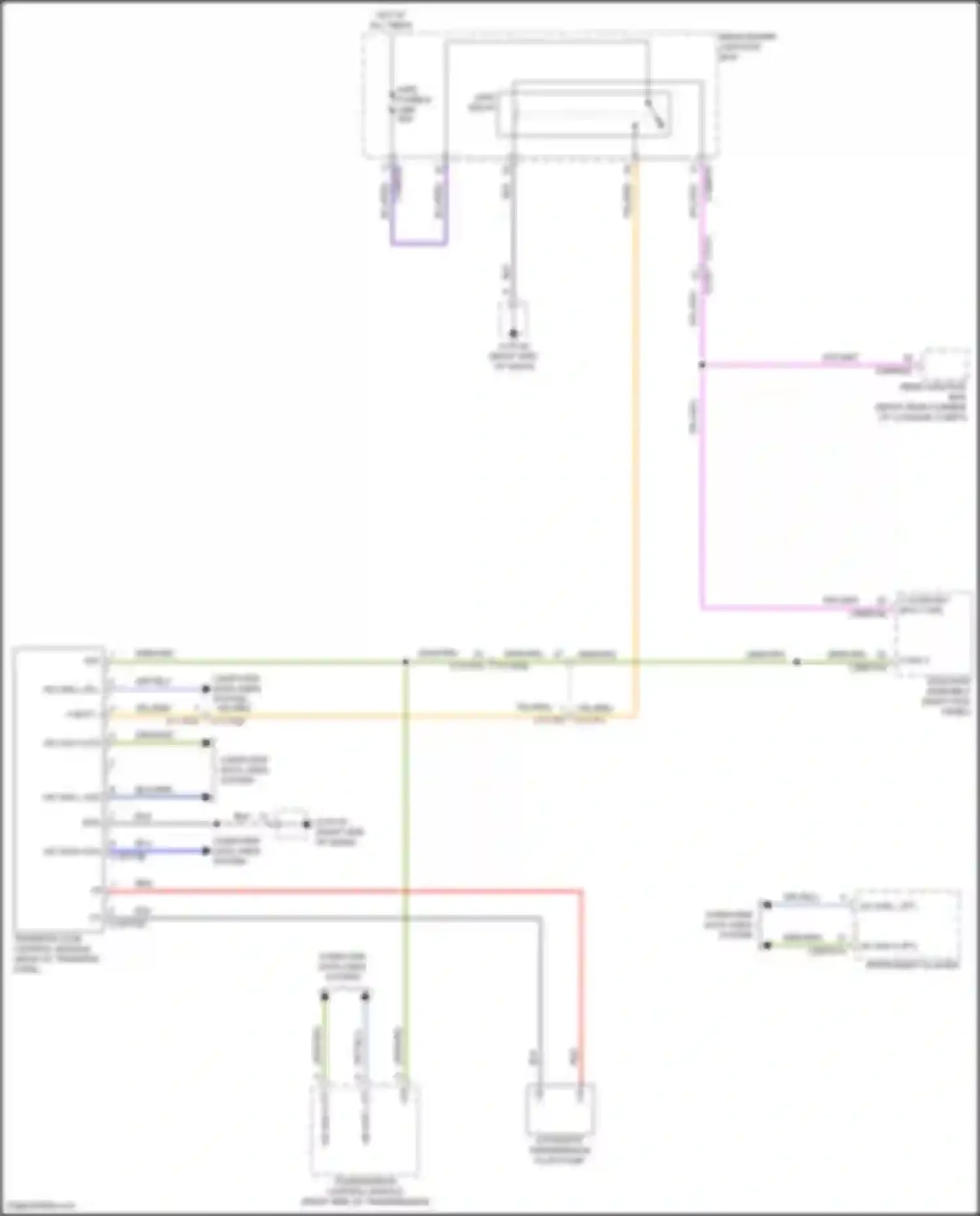 Wiring diagram awd relay for Jaguar F-Pace I (2016-2020) (1 of 3)