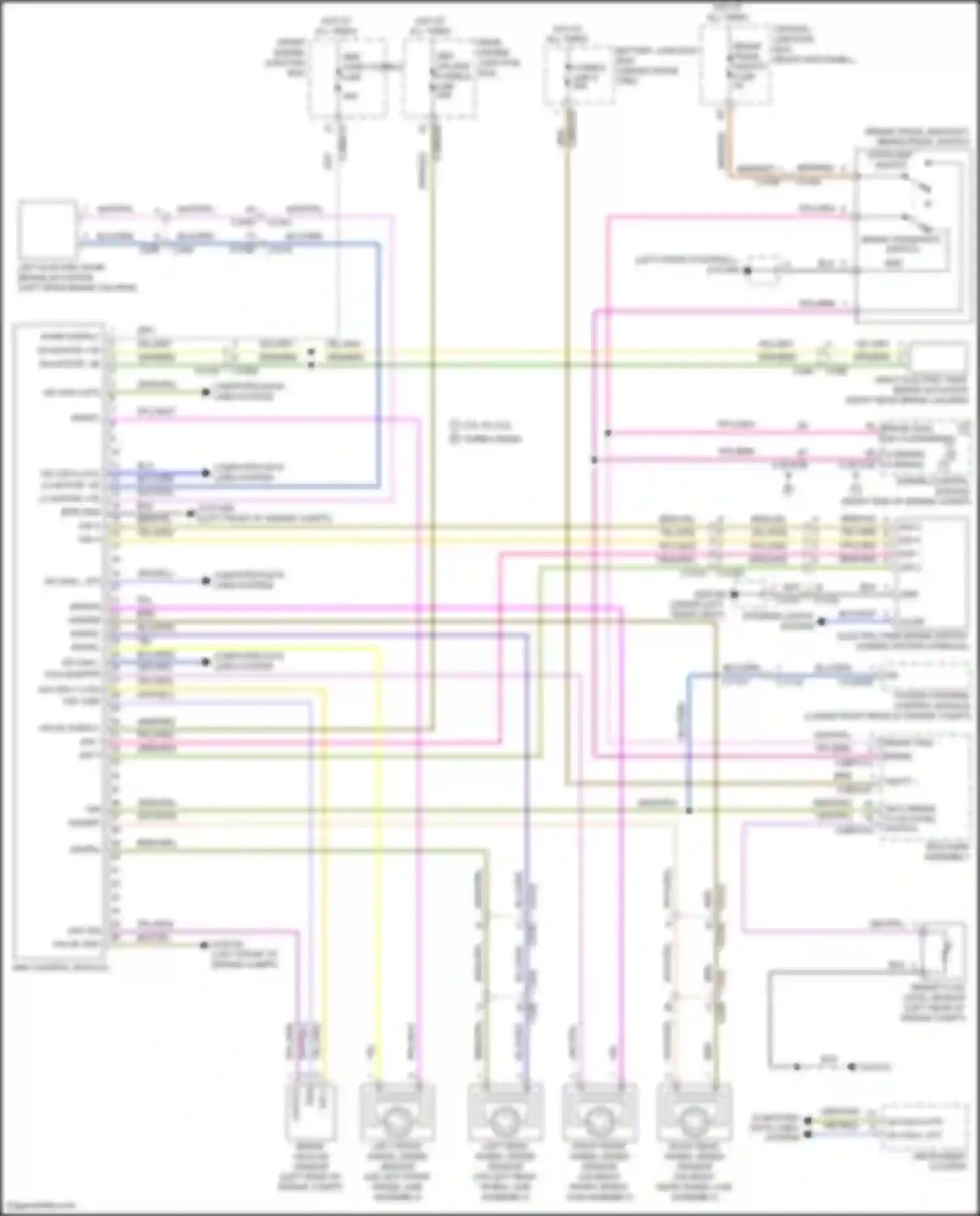 Wiring diagram brake pedal switch fuse for Jaguar F-Pace I (2016-2020) (3 of 7)