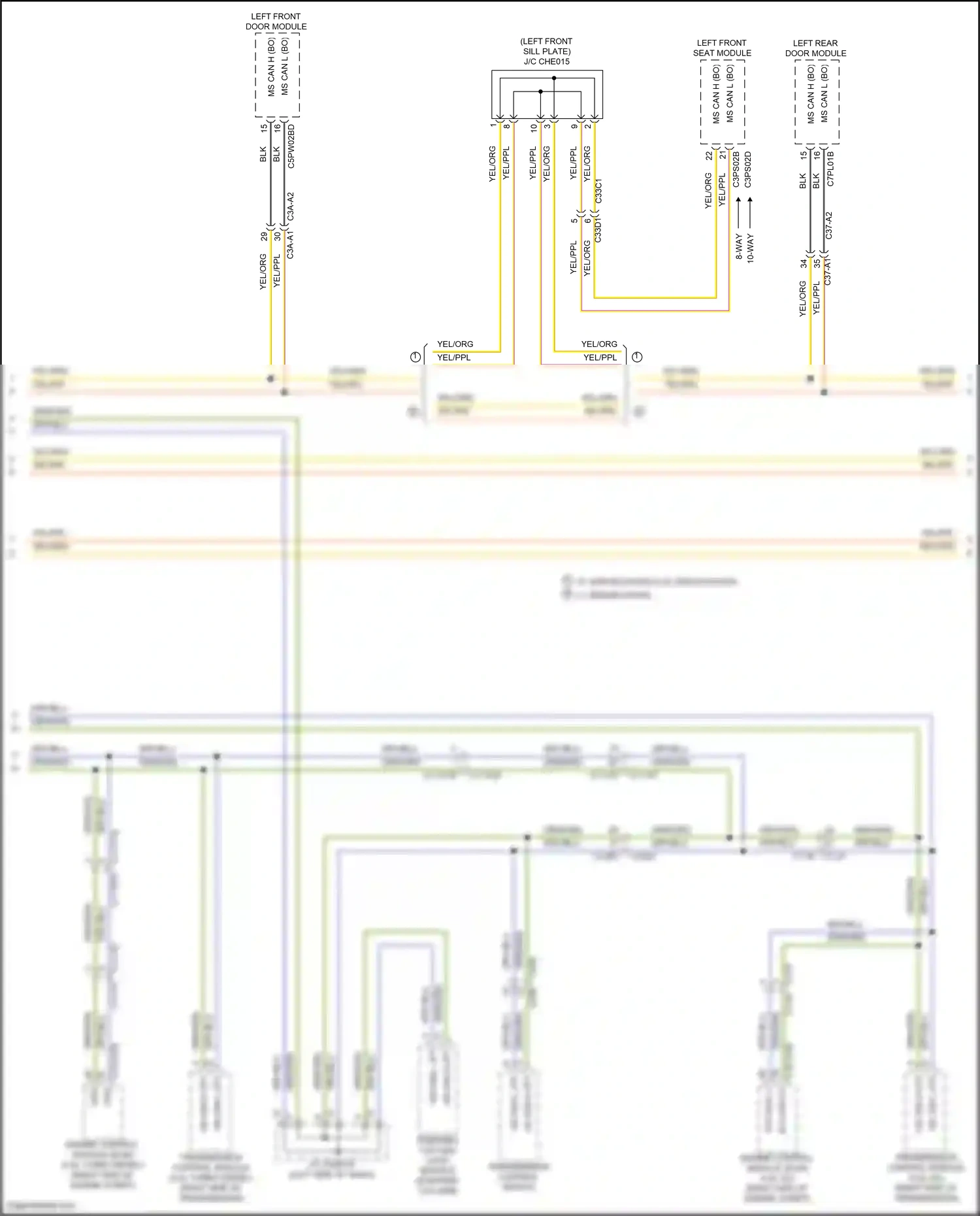 Jaguar F-Pace I (2016-2020) engine control module (ecm) wiring diagram  (6 of 18)