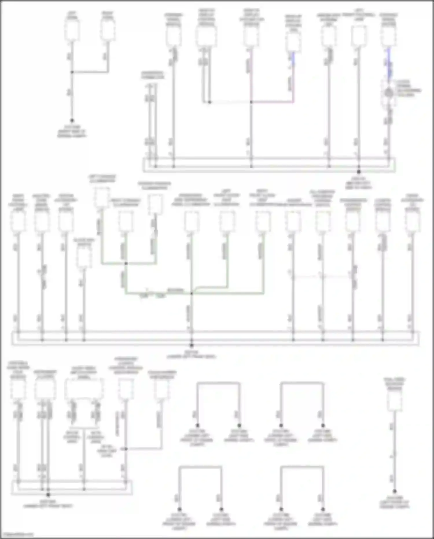 Wiring diagram head-up display cooling fan module for Jaguar F-Pace I (2016-2020) (2 of 4)