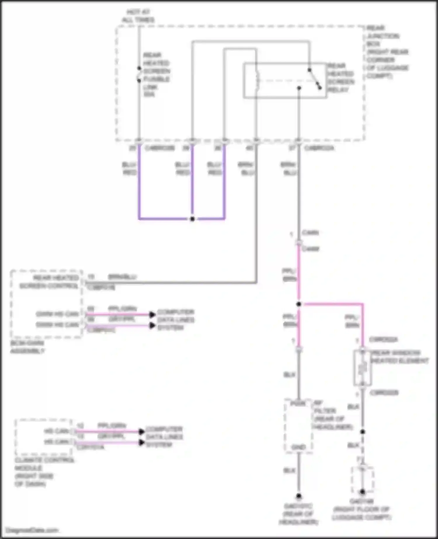 Wiring diagram gwm hs can h for Jaguar F-Pace I (2016-2020)