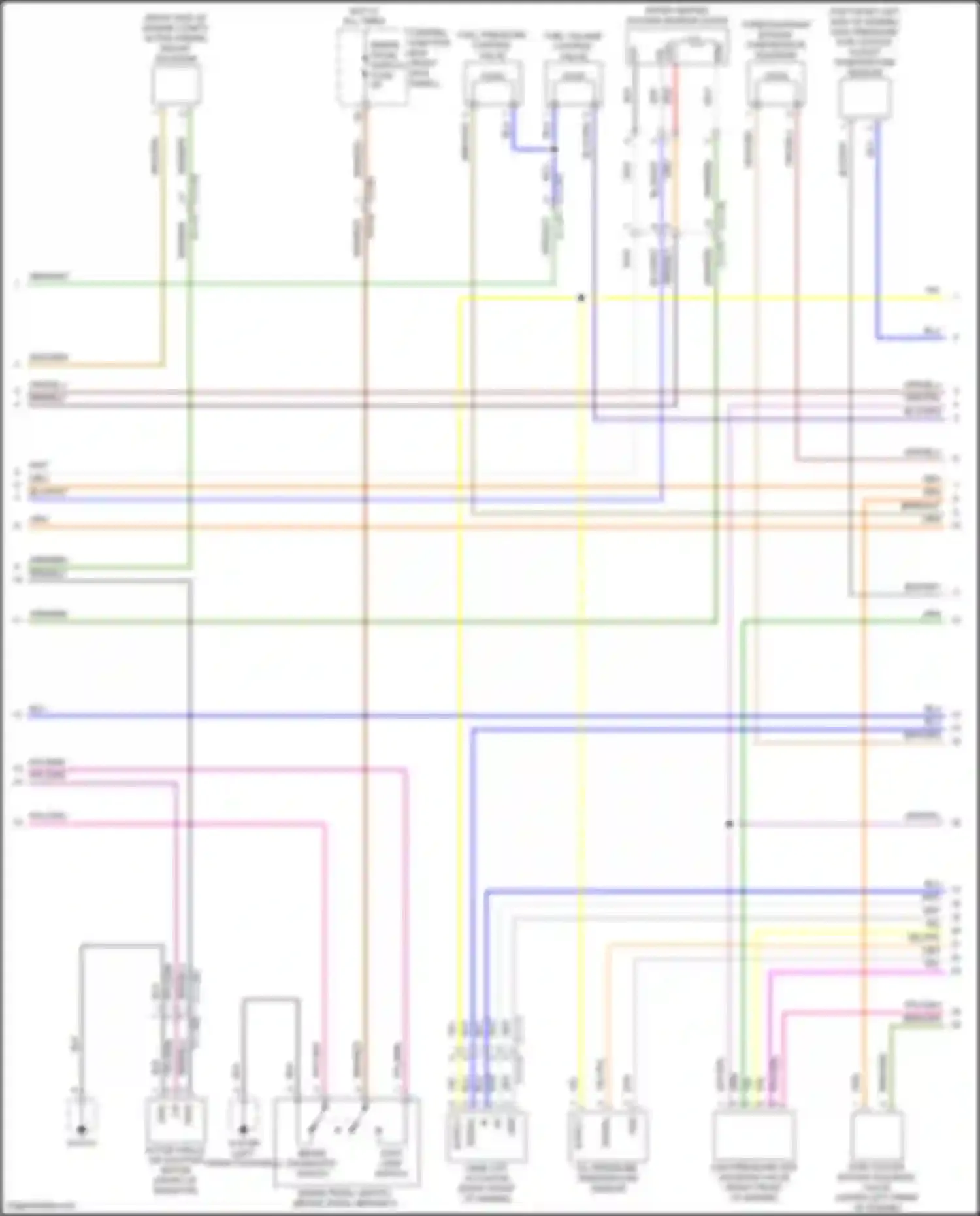 Wiring diagram front of radiator) for Jaguar F-Pace I (2016-2020)