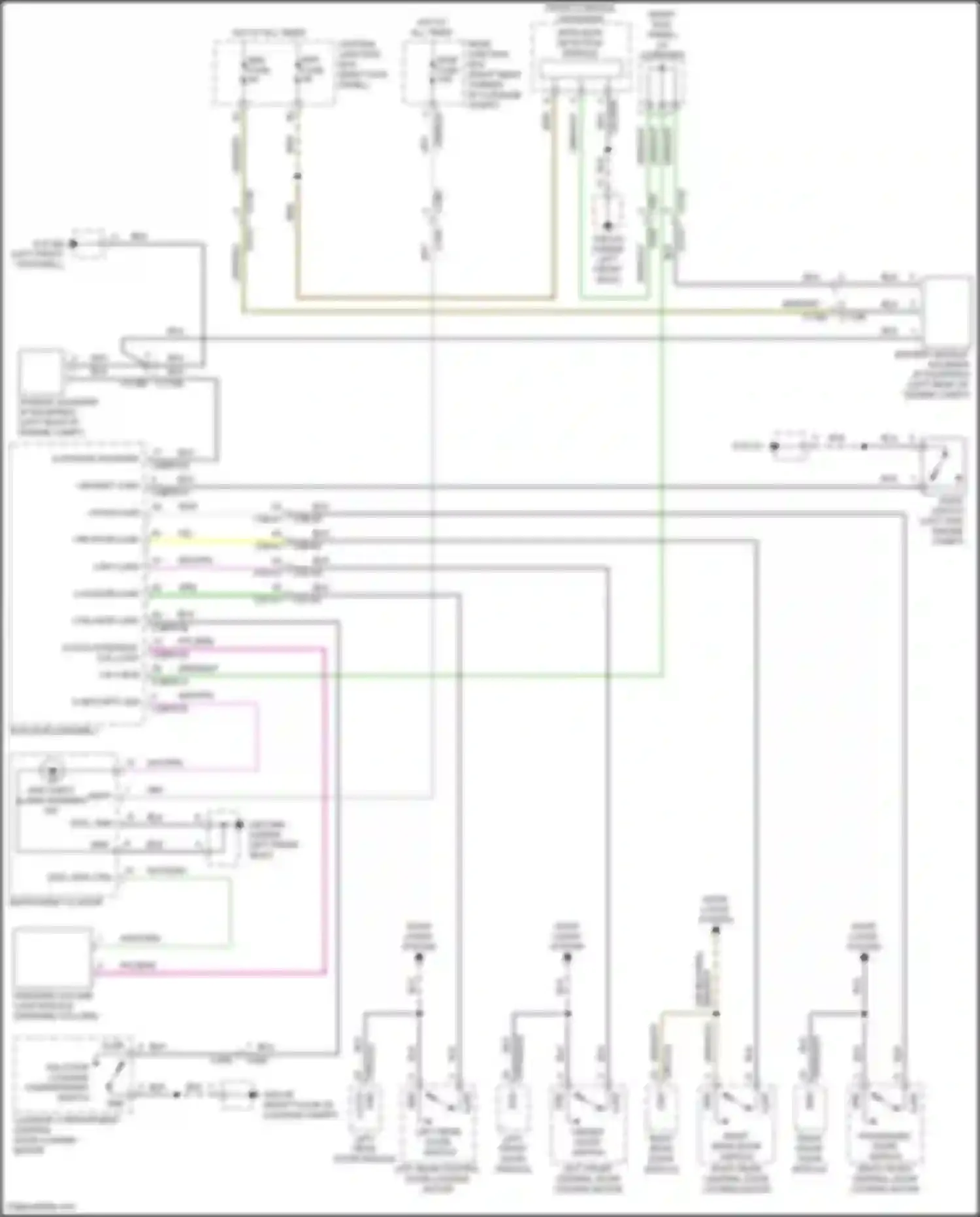 Wiring diagram intrusion detection module for Jaguar F-Pace I (2016-2020)