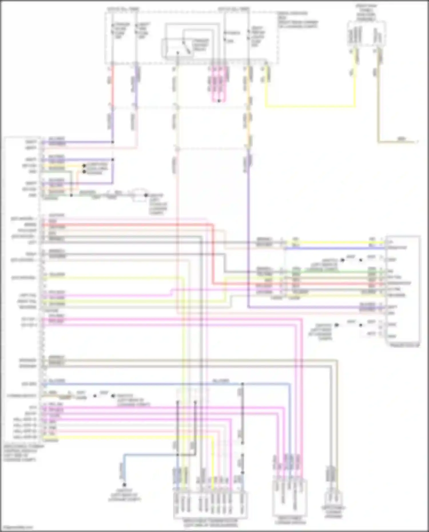 Wiring diagram towing detect for Jaguar F-Pace I (2016-2020)