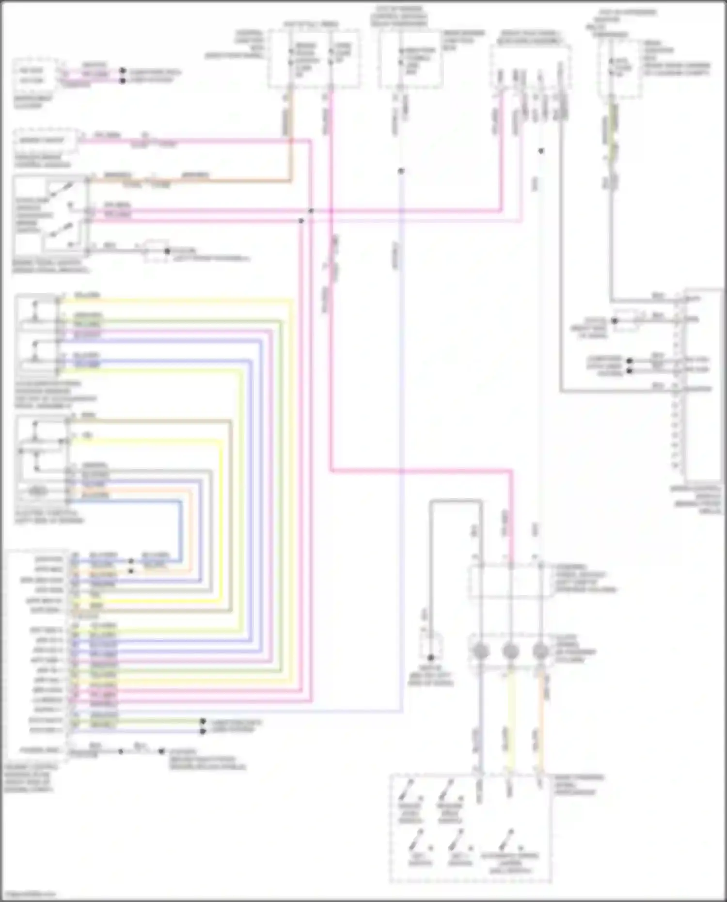 Wiring diagram accelerator pedal position sensor for Jaguar F-Pace I (2016-2020)