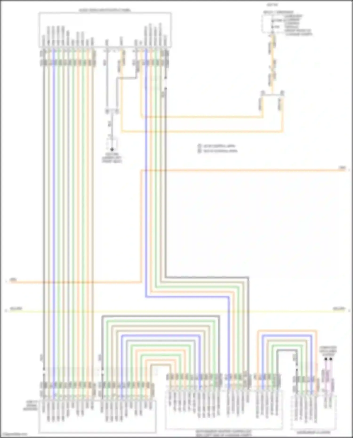 Wiring diagram quiescent current control module for Jaguar F-Pace I (2016-2020)