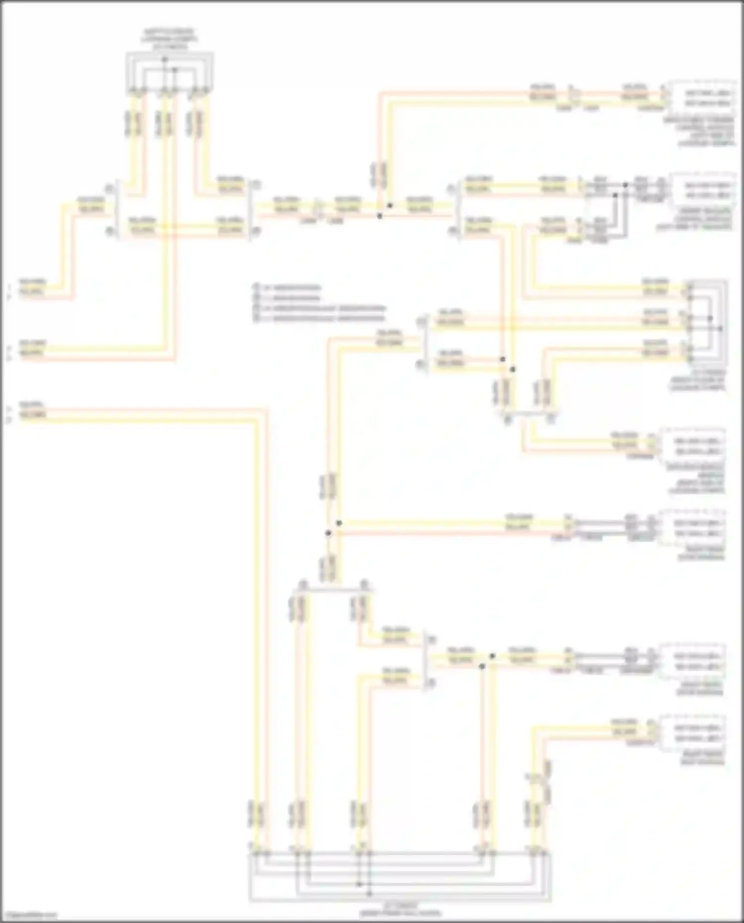Wiring diagram keyless vehicle module for Jaguar F-Pace I (2016-2020) (2 of 7)