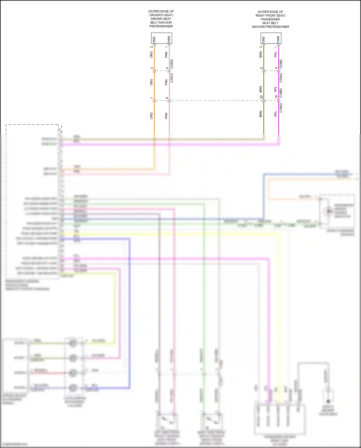 Jaguar F-Pace I (2016-2020) (left front engine compt) wiring diagram  (1 of 1)