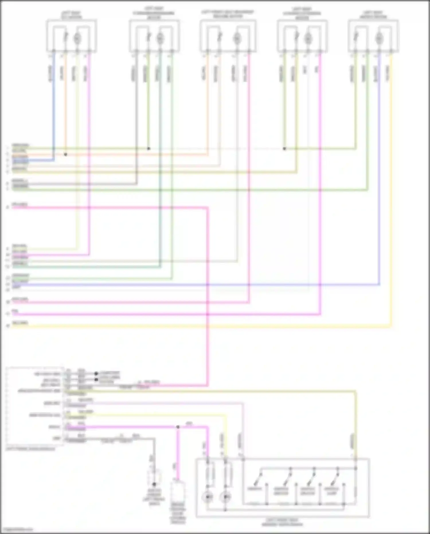 Wiring diagram mem switchpack gnd for Jaguar F-Pace I (2016-2020) (1 of 5)