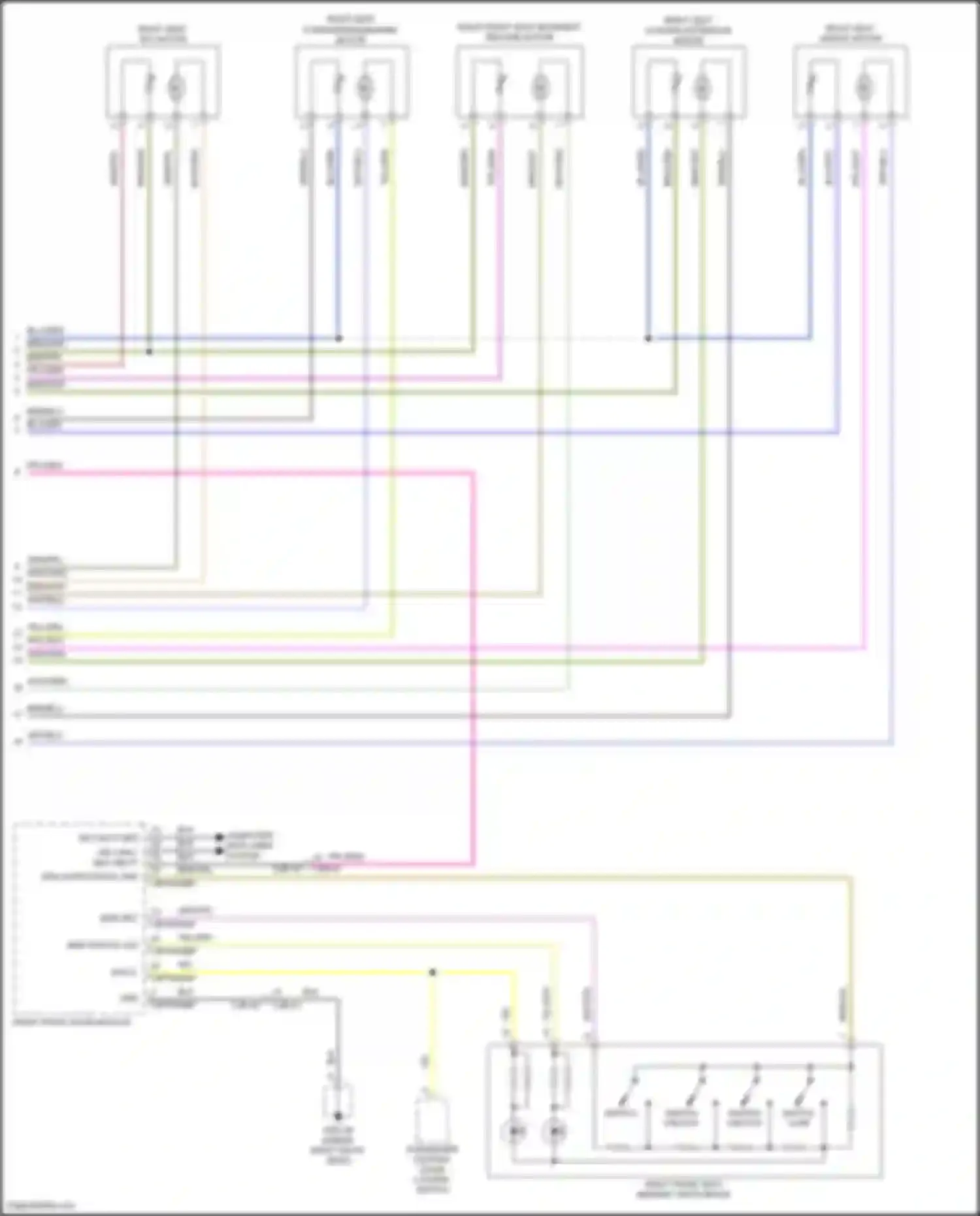 Wiring diagram switch ajar for Jaguar F-Pace I (2016-2020)