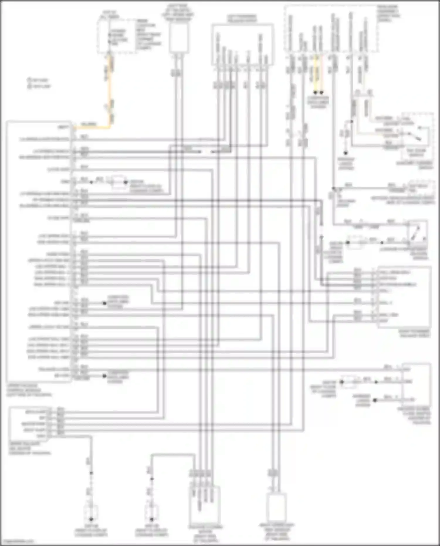 Wiring diagram mtr pos for Jaguar F-Pace I (2016-2020) (2 of 3)