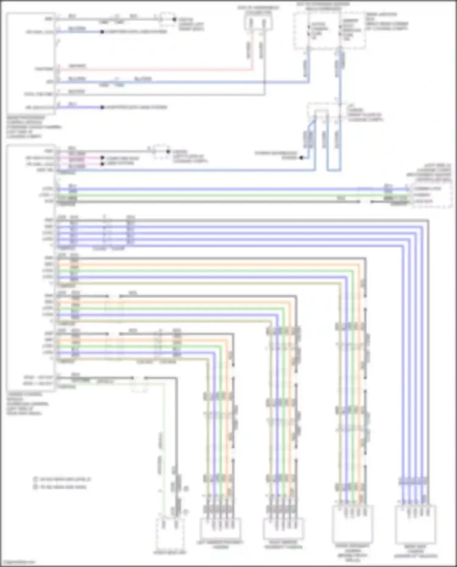 Wiring diagram power distribution system for Jaguar F-Pace I (2016-2020) (9 of 10)