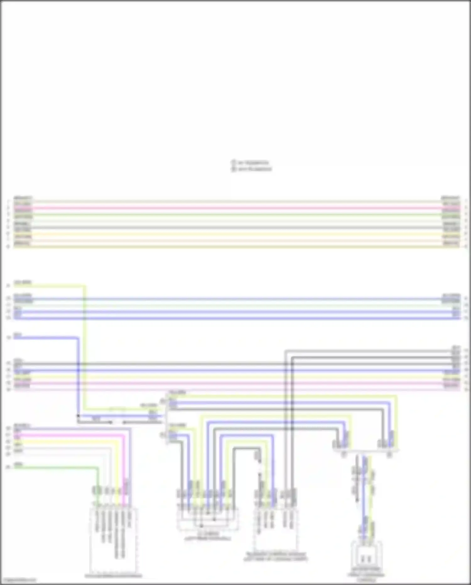 Wiring diagram front overhead console for Jaguar F-Pace I (2016-2020)