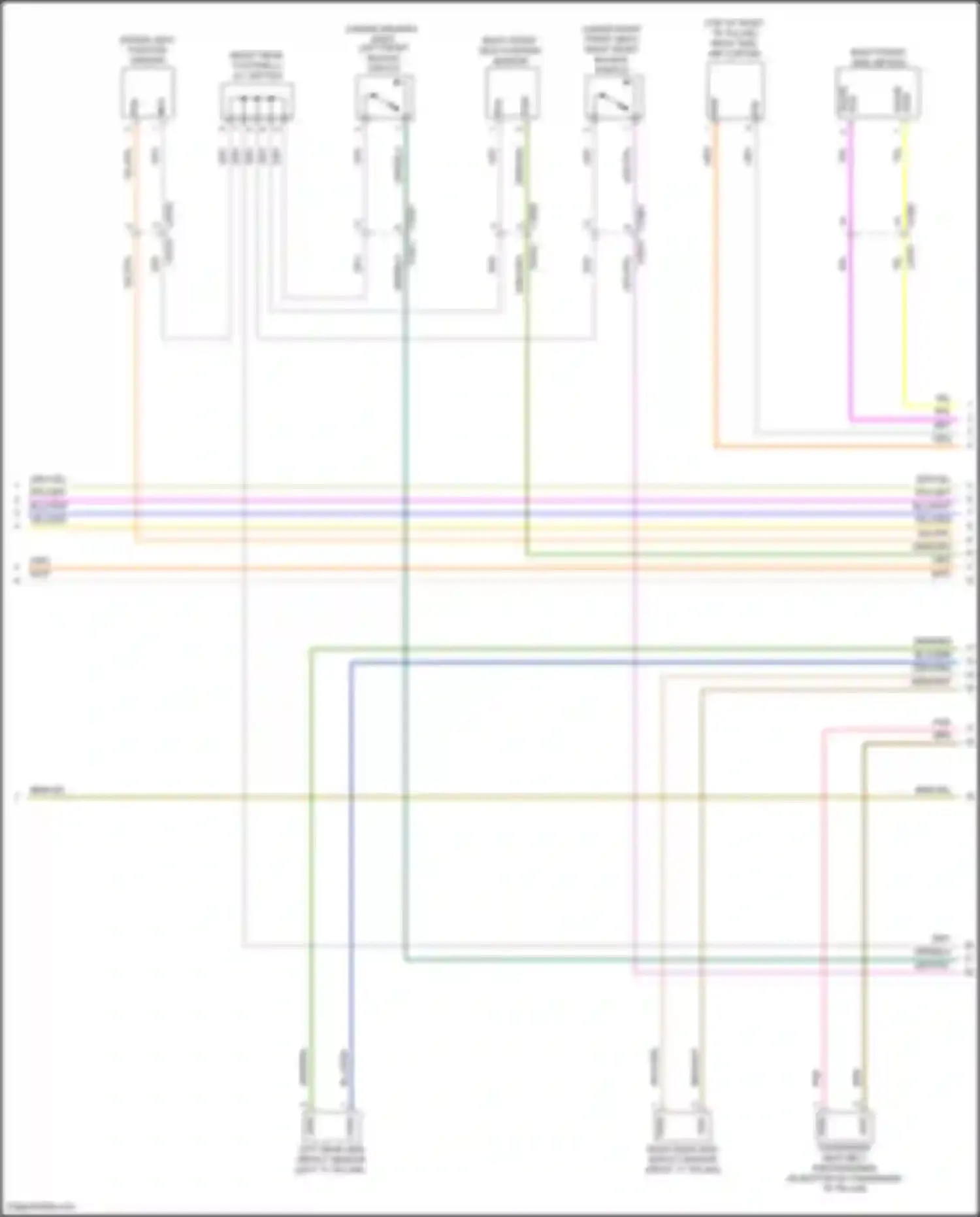 Wiring diagram driver seat position sensor for Jaguar F-Pace I (2016-2020)