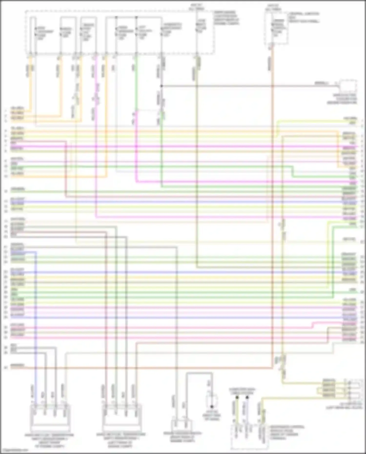 Wiring diagram pems sensors fuse for Jaguar F-Pace I (2016-2020)