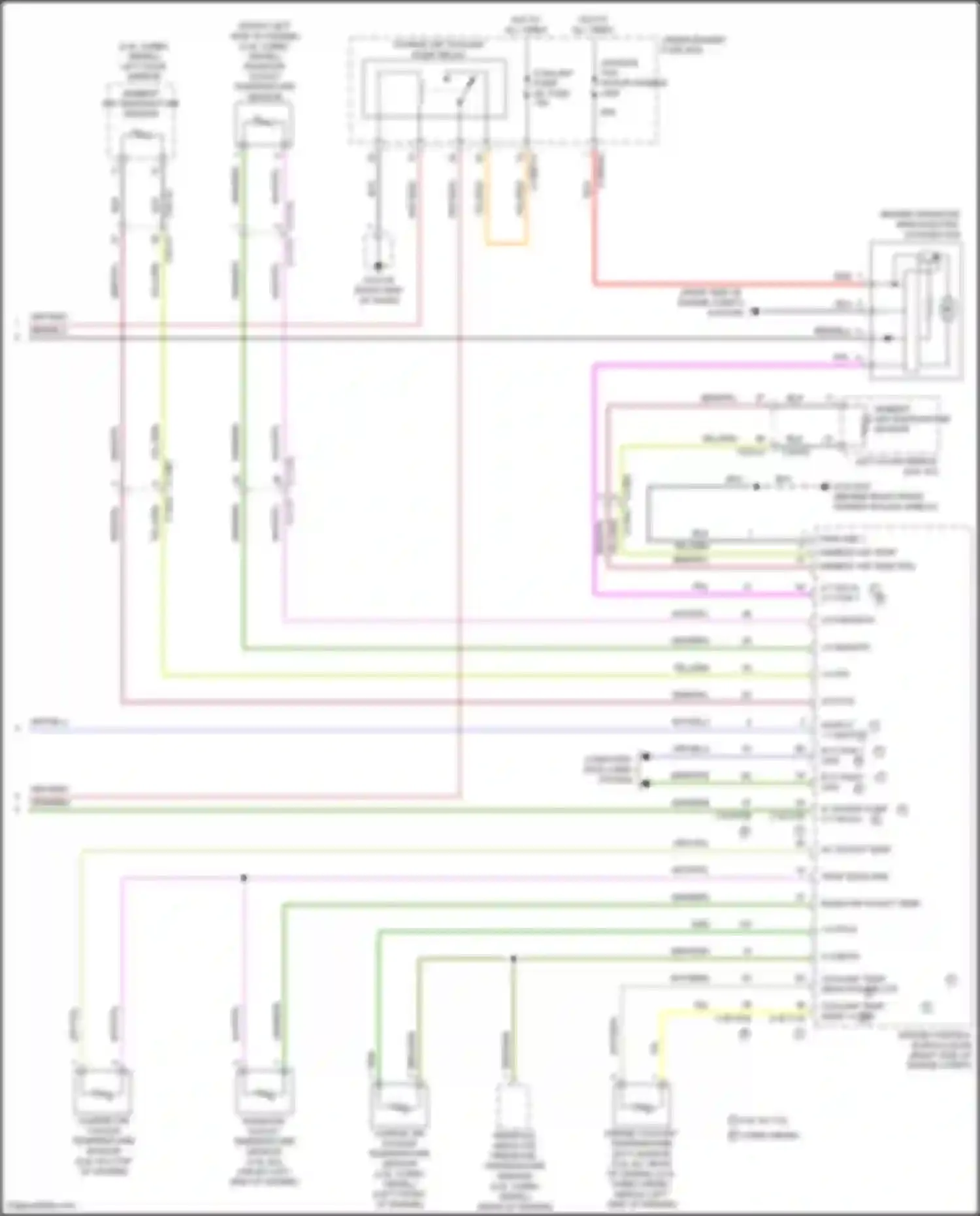 Wiring diagram radiator outlet temp for Jaguar F-Pace I (2016-2020) (1 of 2)