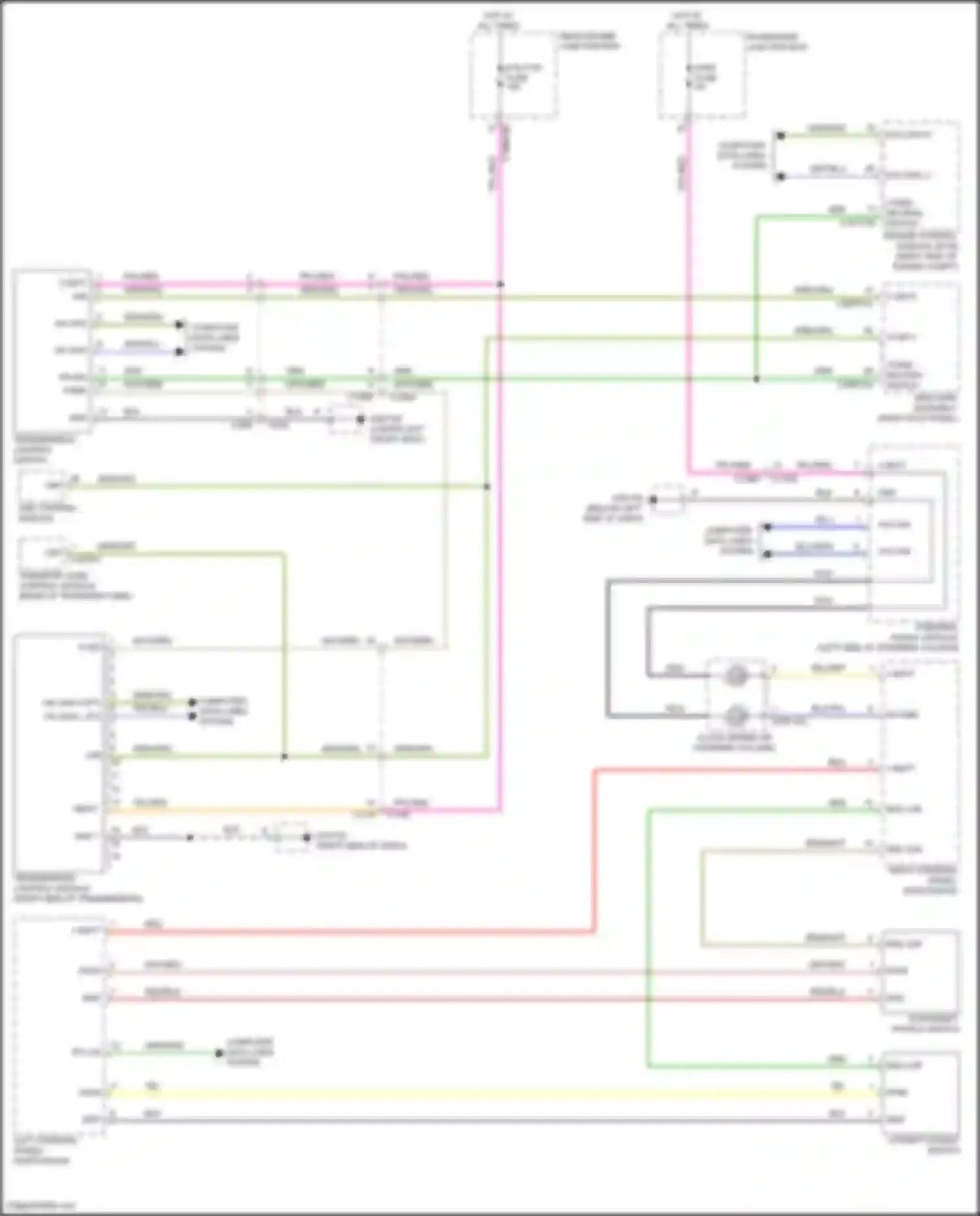 Wiring diagram rear engine junction box for Jaguar F-Pace I (2016-2020) (13 of 20)