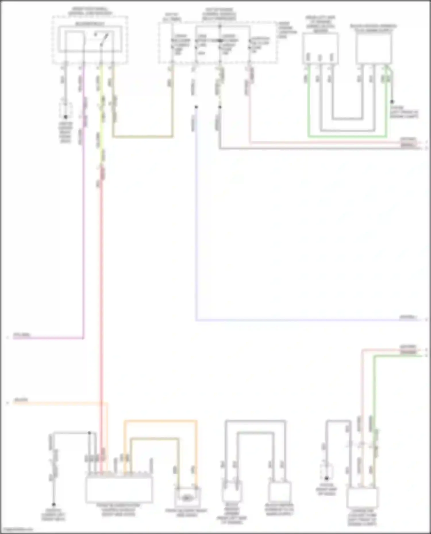 Wiring diagram front blower motor control module for Jaguar F-Pace I (2016-2020)