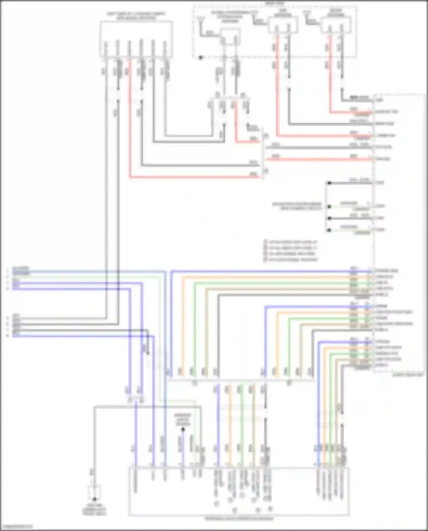Wiring diagram usb otg data + for Jaguar F-Pace I (2016-2020)
