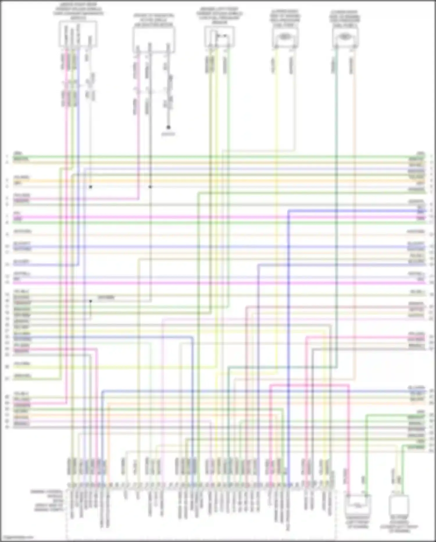 Wiring diagram sens gnd for Jaguar F-Pace I (2016-2020) (4 of 4)