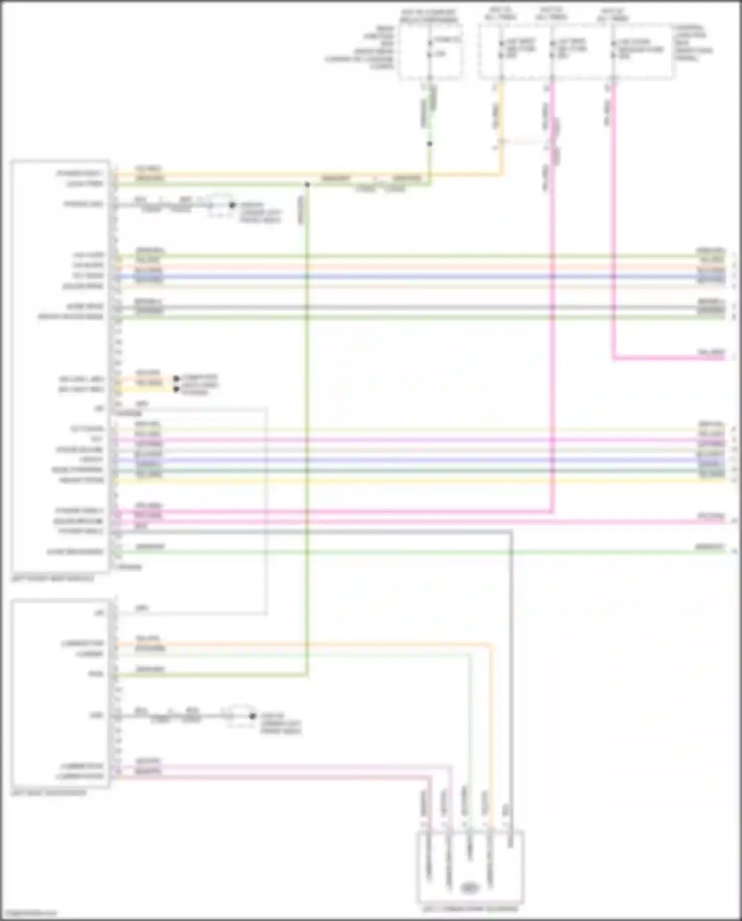 Wiring diagram slide sens for Jaguar F-Pace I (2016-2020) (1 of 1)