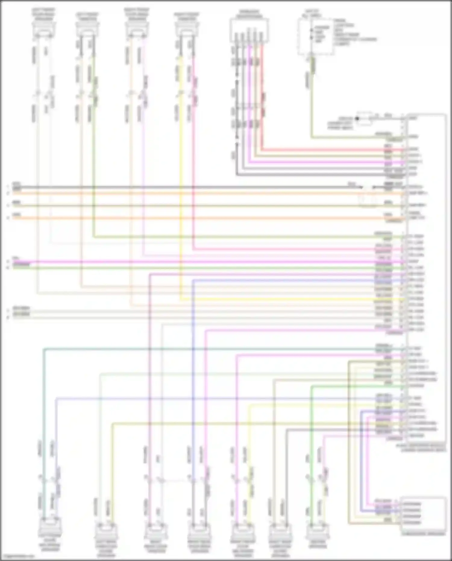 Wiring diagram speaker 1+ for Jaguar F-Pace I (2016-2020) (2 of 4)