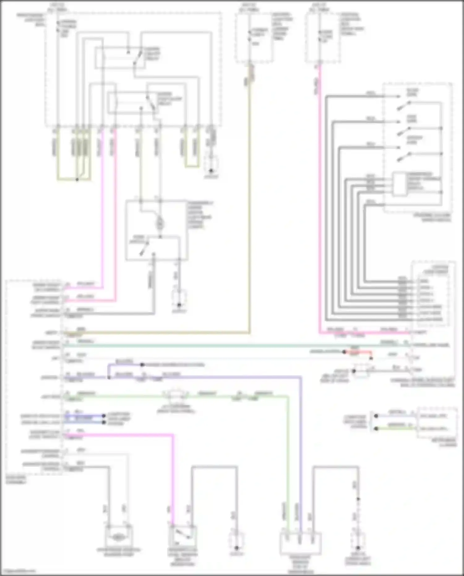 Wiring diagram steering column wiper switch for Jaguar F-Pace I (2016-2020) (1 of 4)