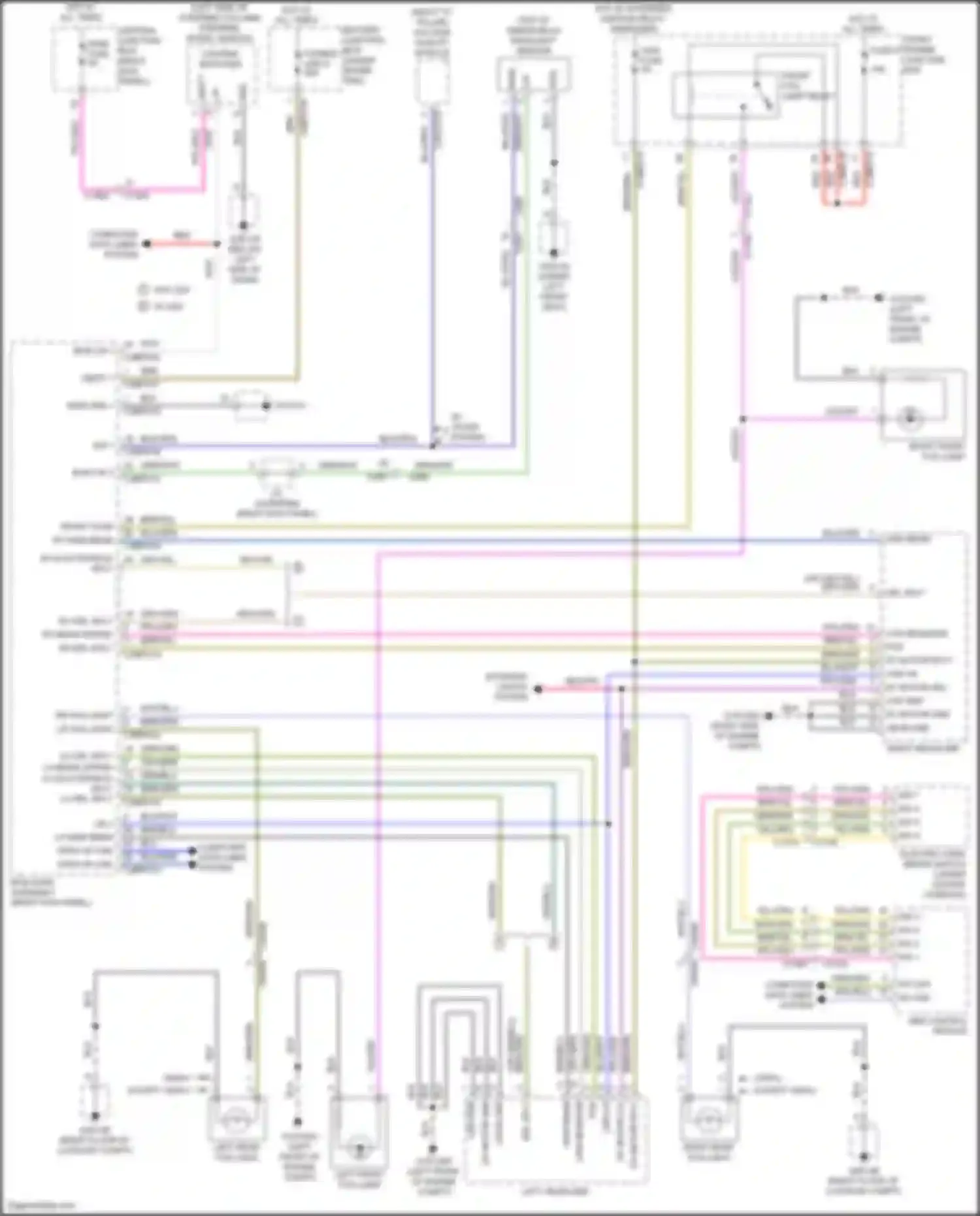 Wiring diagram steering wheel module for Jaguar F-Pace I (2016-2020) (3 of 14)