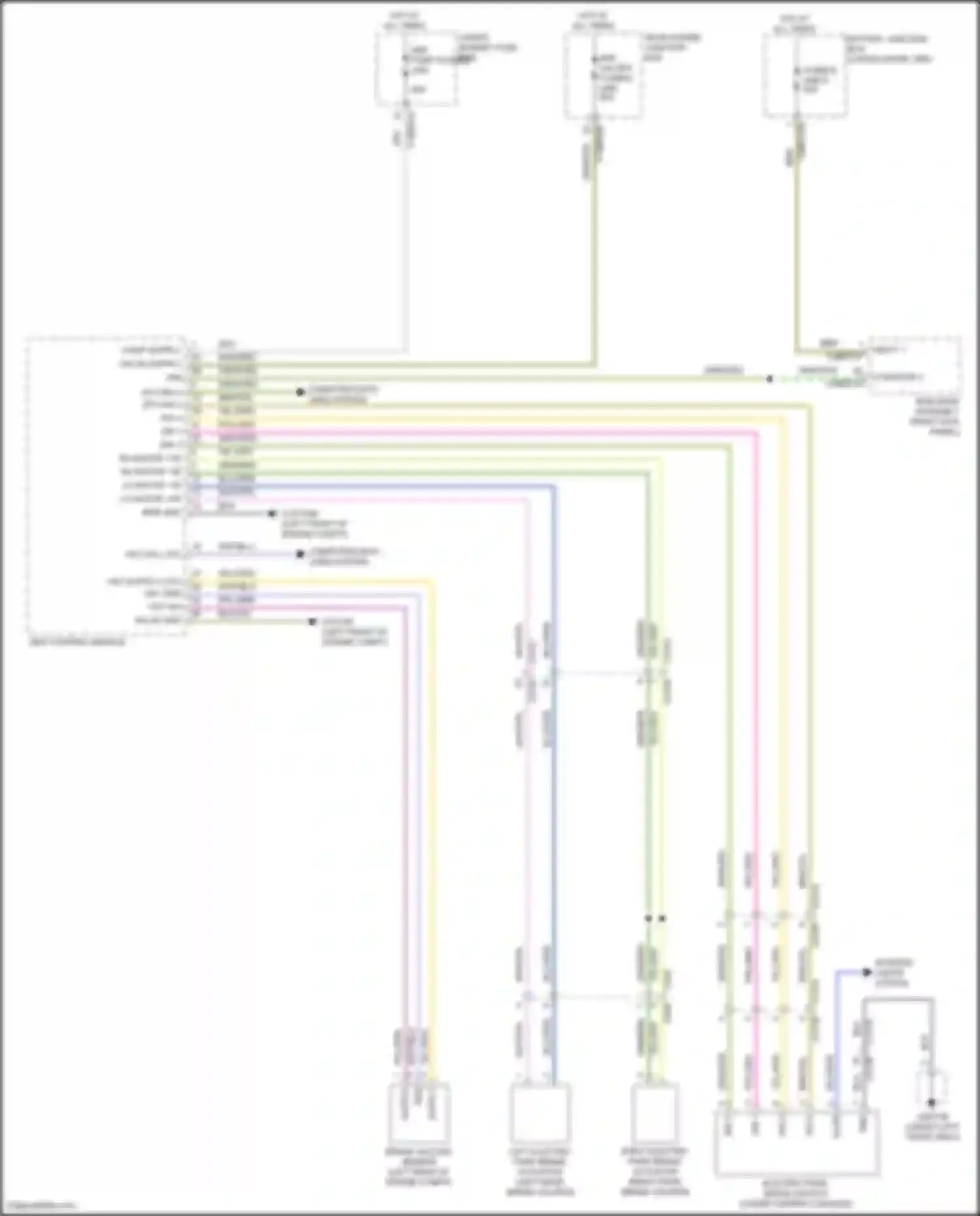 Wiring diagram under bonnet fuse box for Jaguar F-Pace I (2016-2020) (4 of 5)