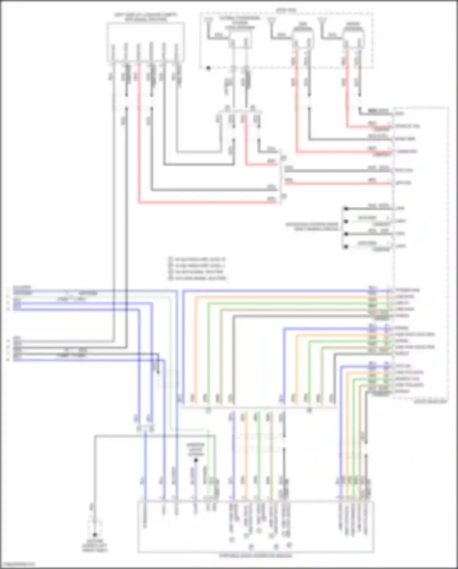 Wiring diagram usb otg data + for Jaguar F-Pace I (2016-2020)