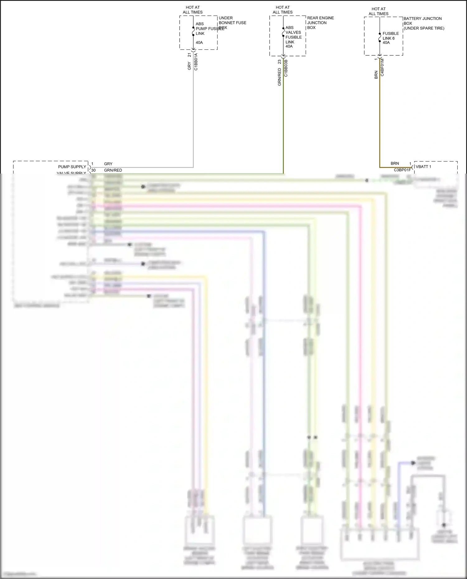 Jaguar F-Pace I (2016-2020) vac gnd wiring diagram  (2 of 2)
