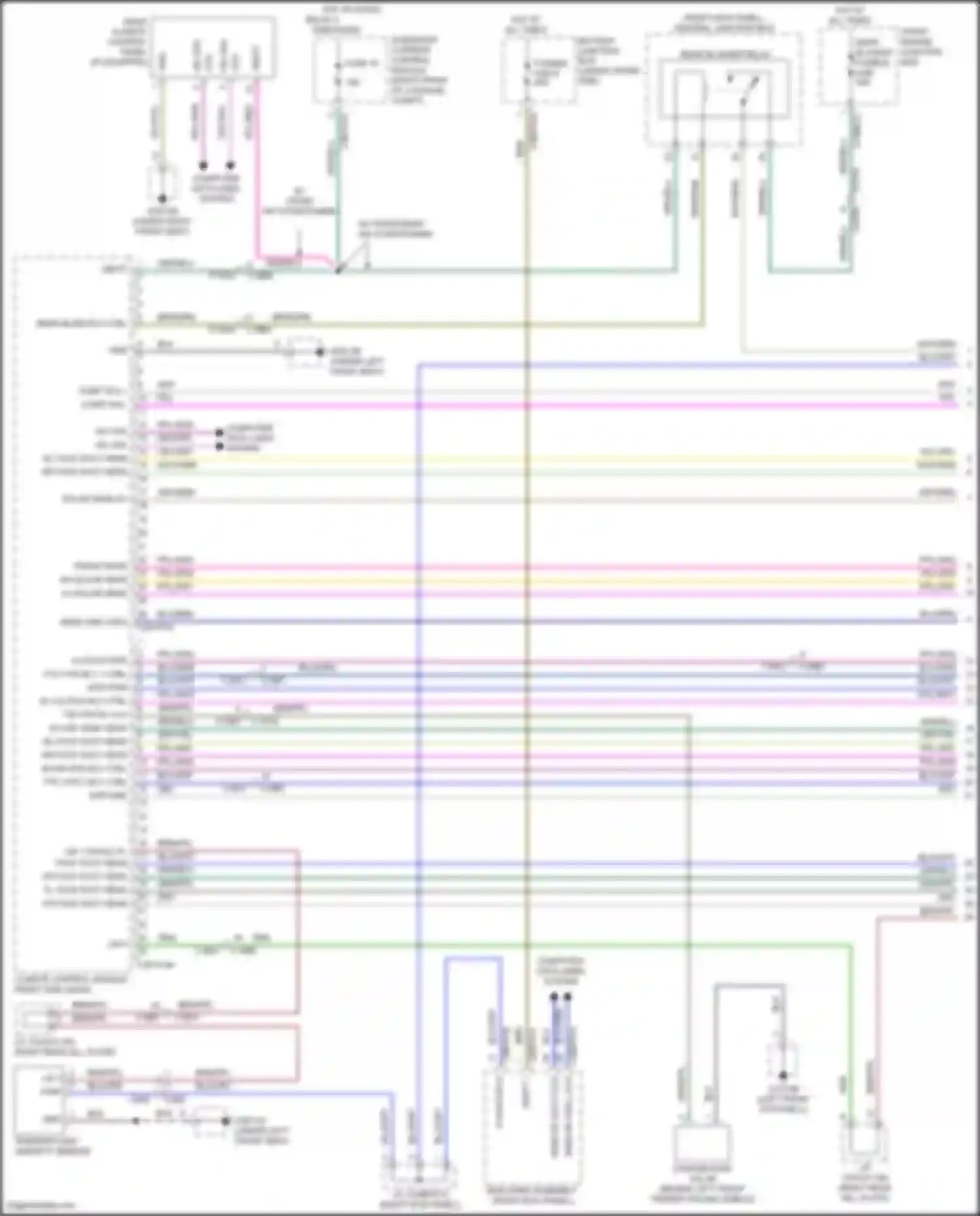Wiring diagram w/ front/rear air conditioning for Jaguar F-Pace I (2016-2020) (1 of 1)