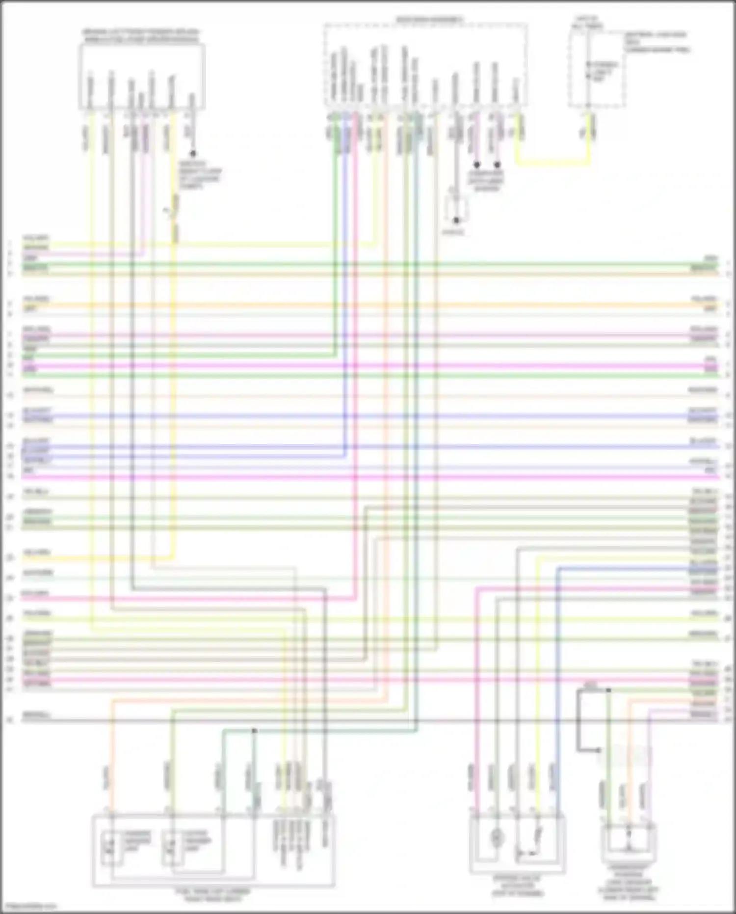 Wiring diagram yel/ppl for Jaguar F-Pace I (2016-2020) (45 of 49)