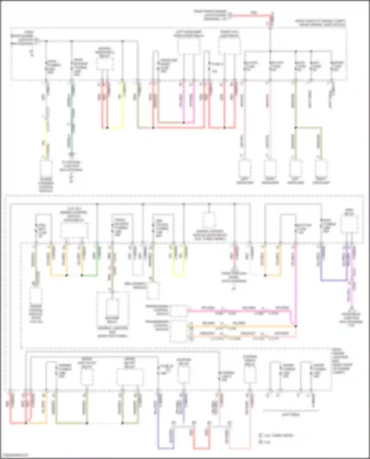 Wiring diagram yel/red for Jaguar F-Pace I (2016-2020) (7 of 31)