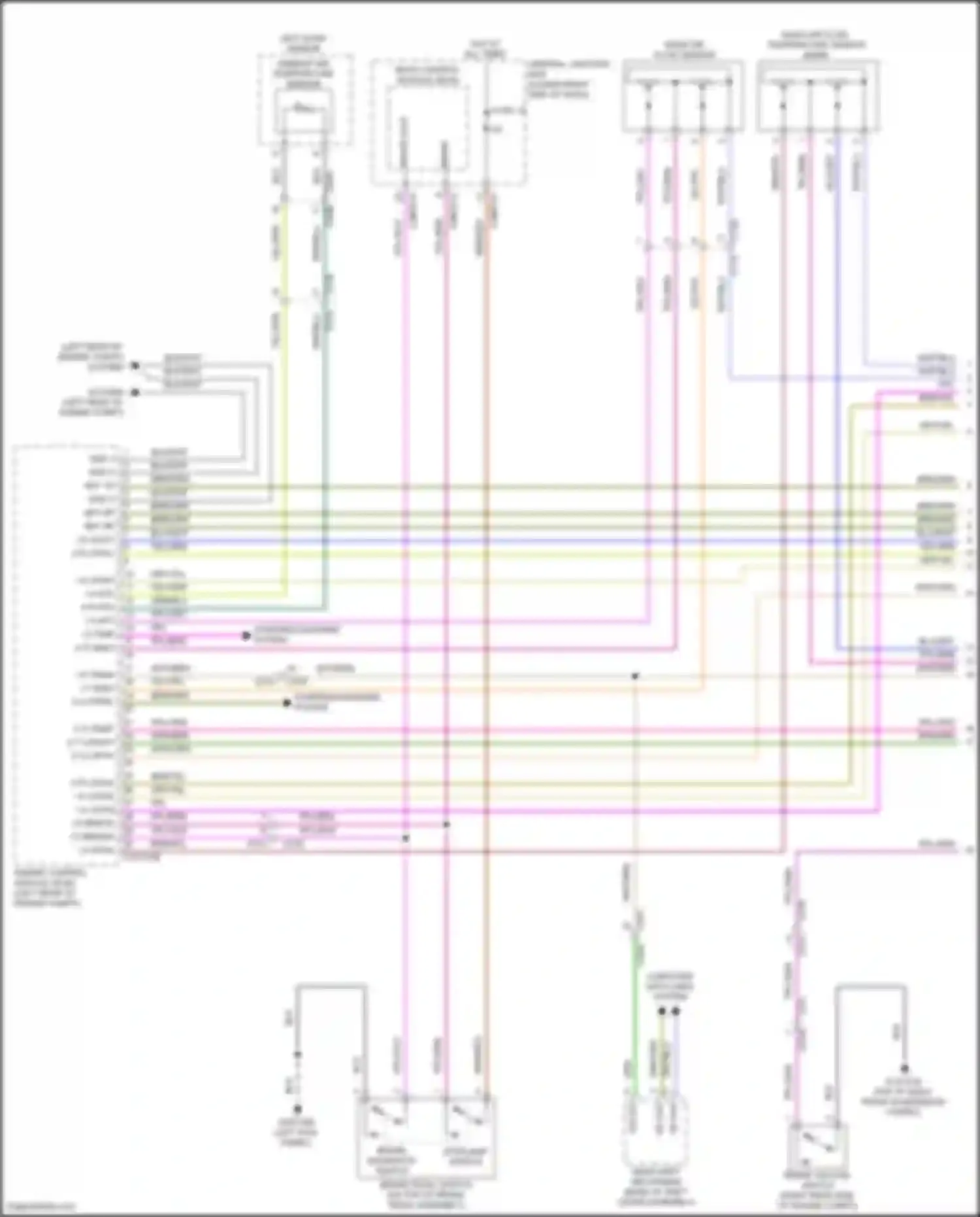 F-type Jaguar I facelift (2016-2019): Wiring diagram engine performance 5.0l sc (1 of 9)
