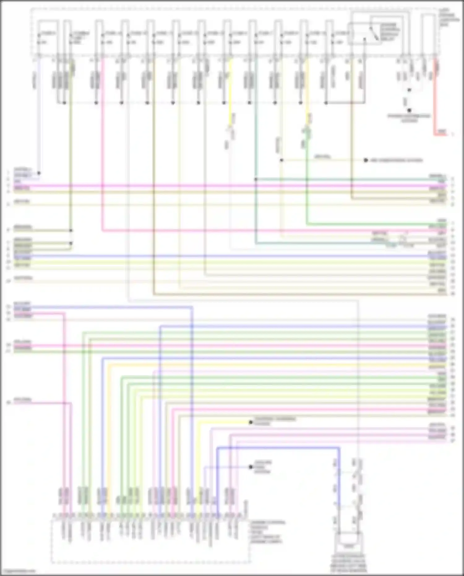 F-type Jaguar I facelift (2016-2019): Wiring diagram engine performance 5.0l sc (2 of 9)