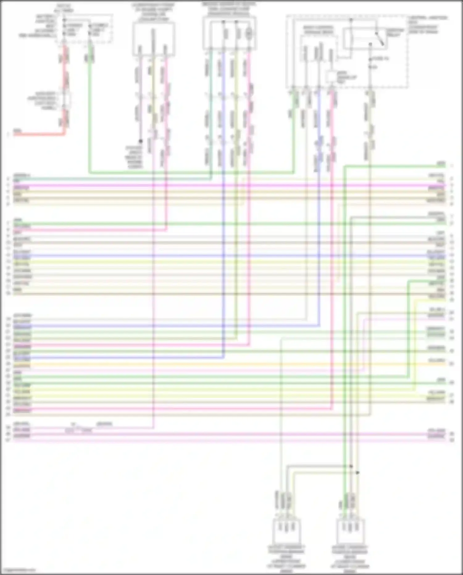 F-type Jaguar I facelift (2016-2019): Wiring diagram engine performance 5.0l sc (3 of 9)