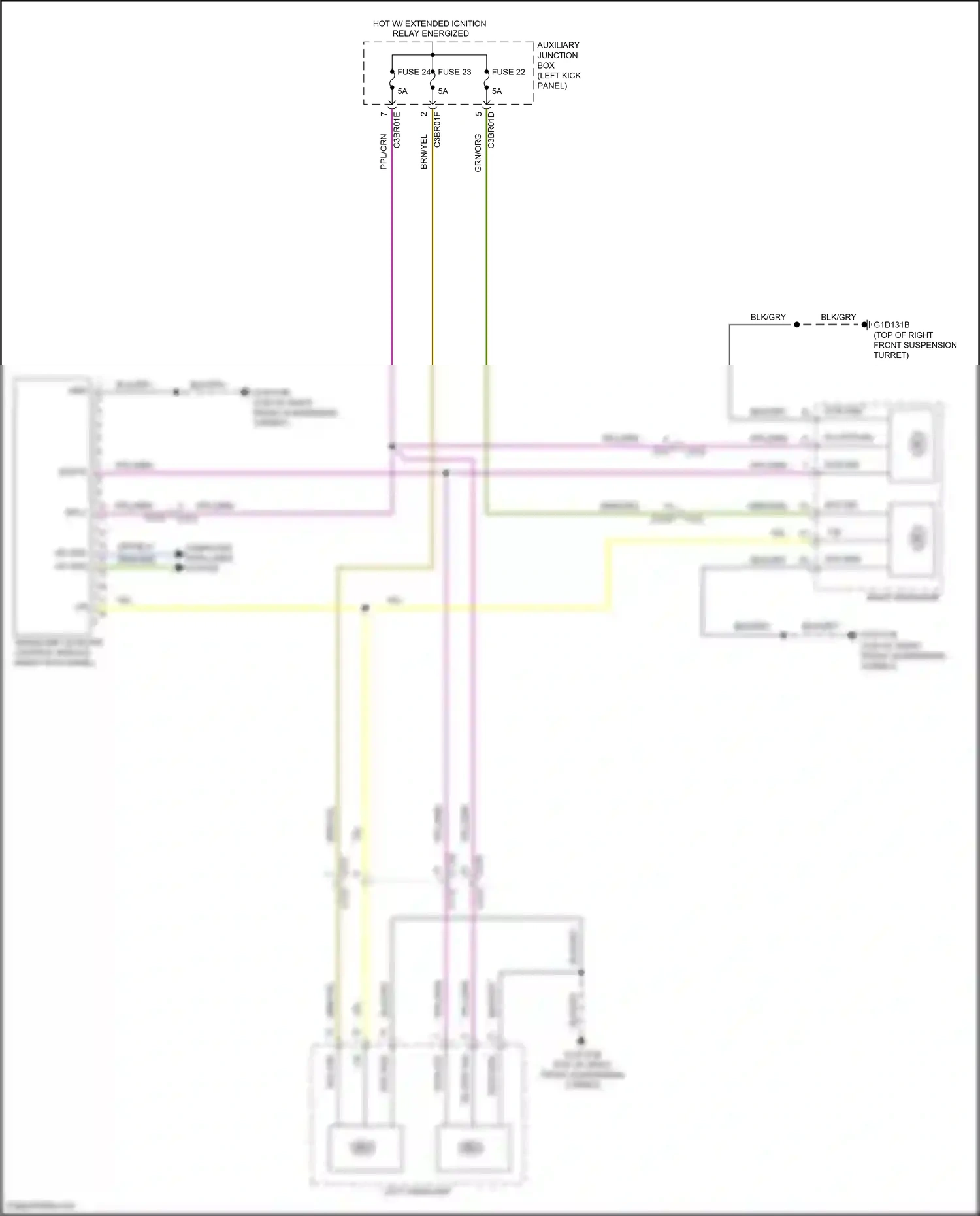 Jaguar F-type I facelift (2016-2019) computer data lines system wiring diagram  (51 of 81)